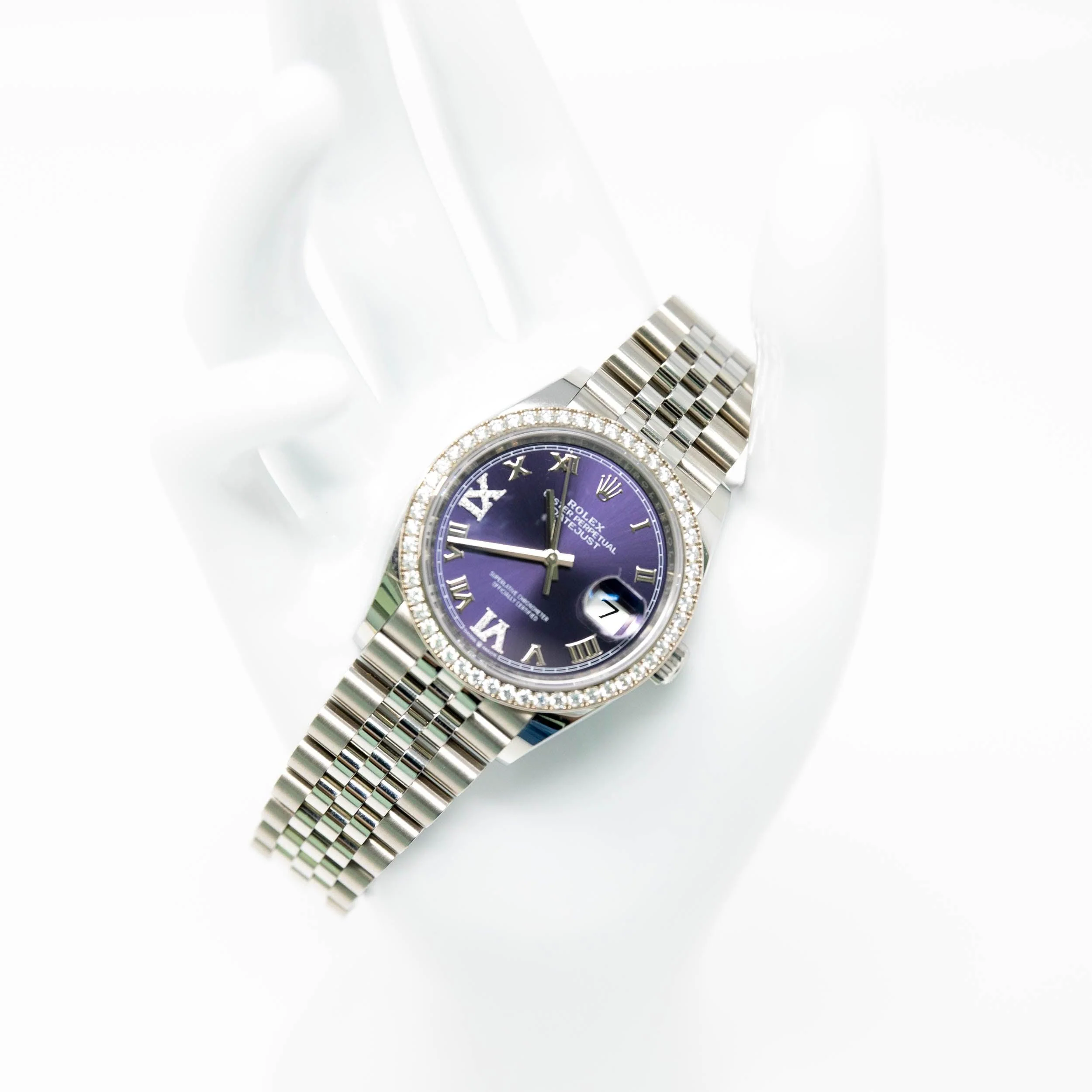Rolex White Gold & Diamond Datejust 36mm - Image 2