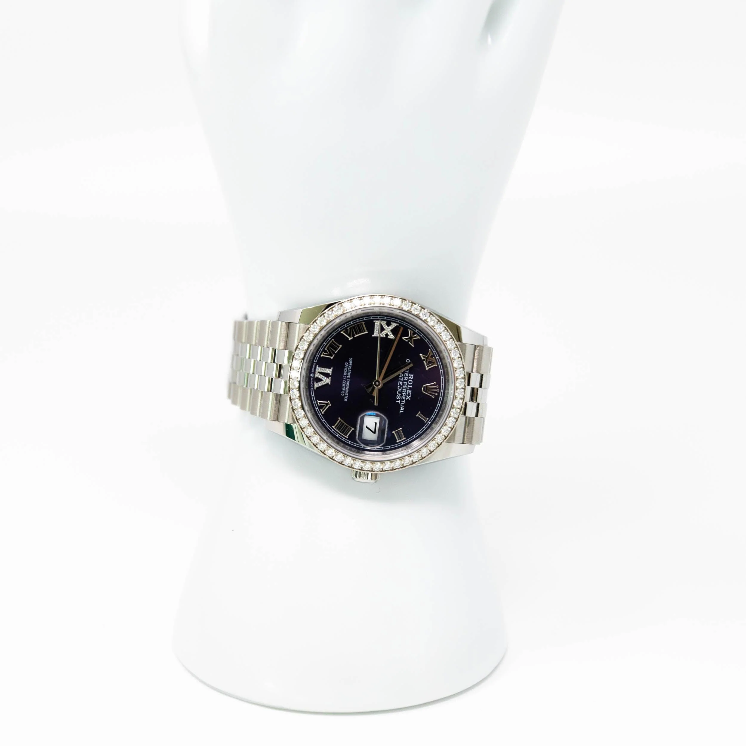 Rolex White Gold & Diamond Datejust 36mm - Image 3