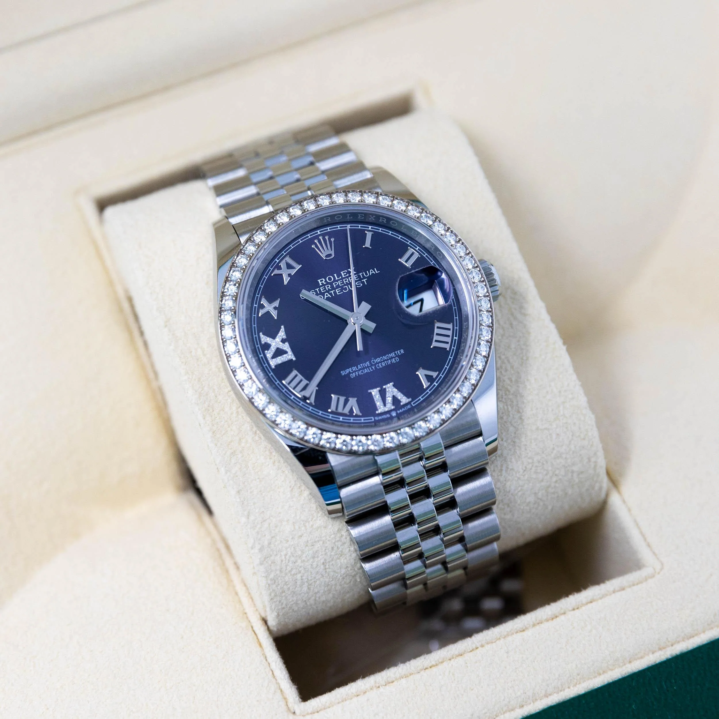 Rolex White Gold & Diamond Datejust 36mm - Image 5