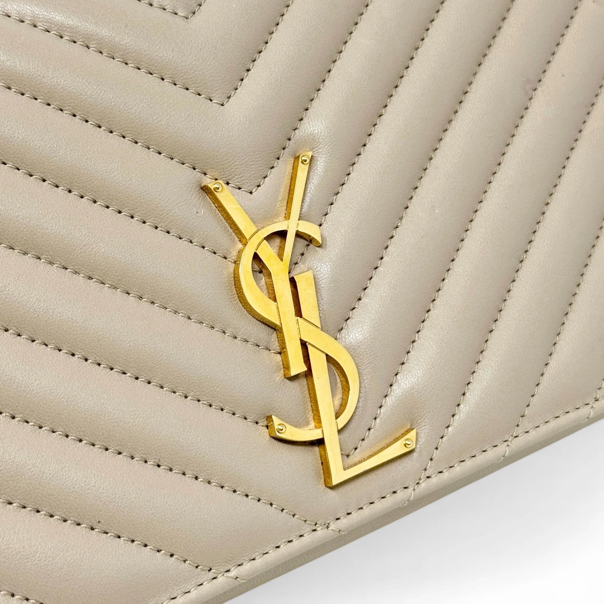 Saint Laurent Beige Kate 99 Bag - Image 10