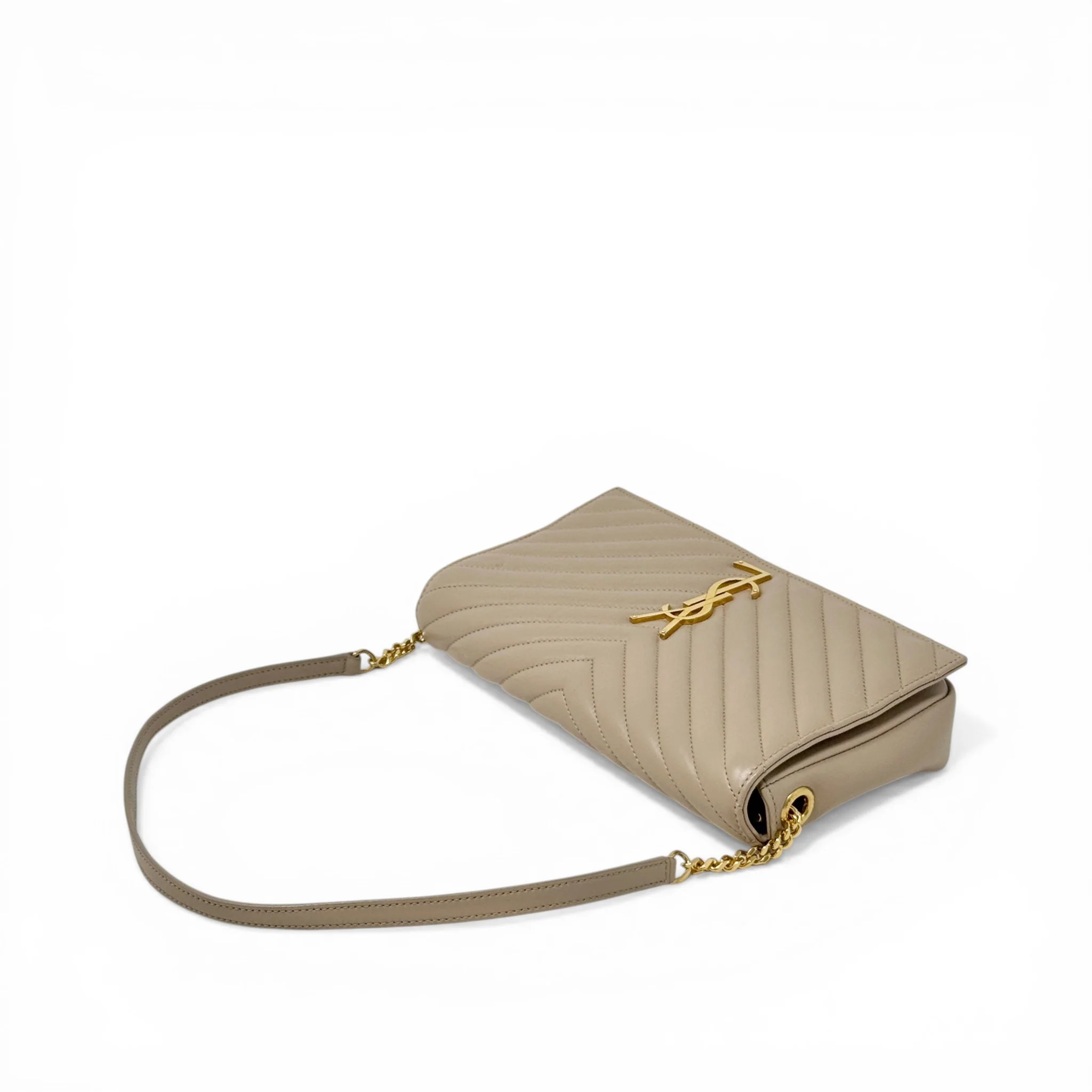 Saint Laurent Beige Kate 99 Bag - Image 14