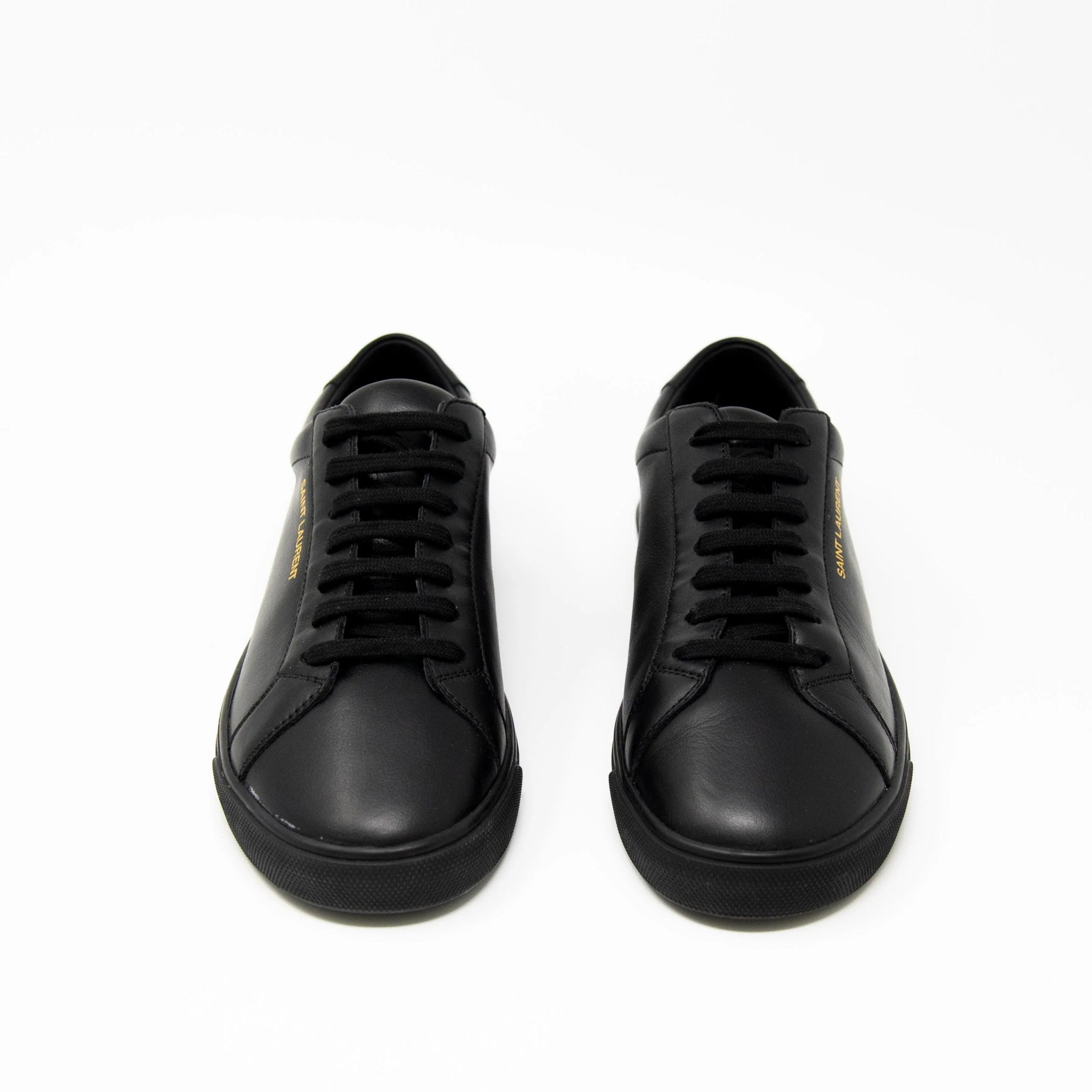 Saint Laurent Black Andy Sneakers 37 - Image 3