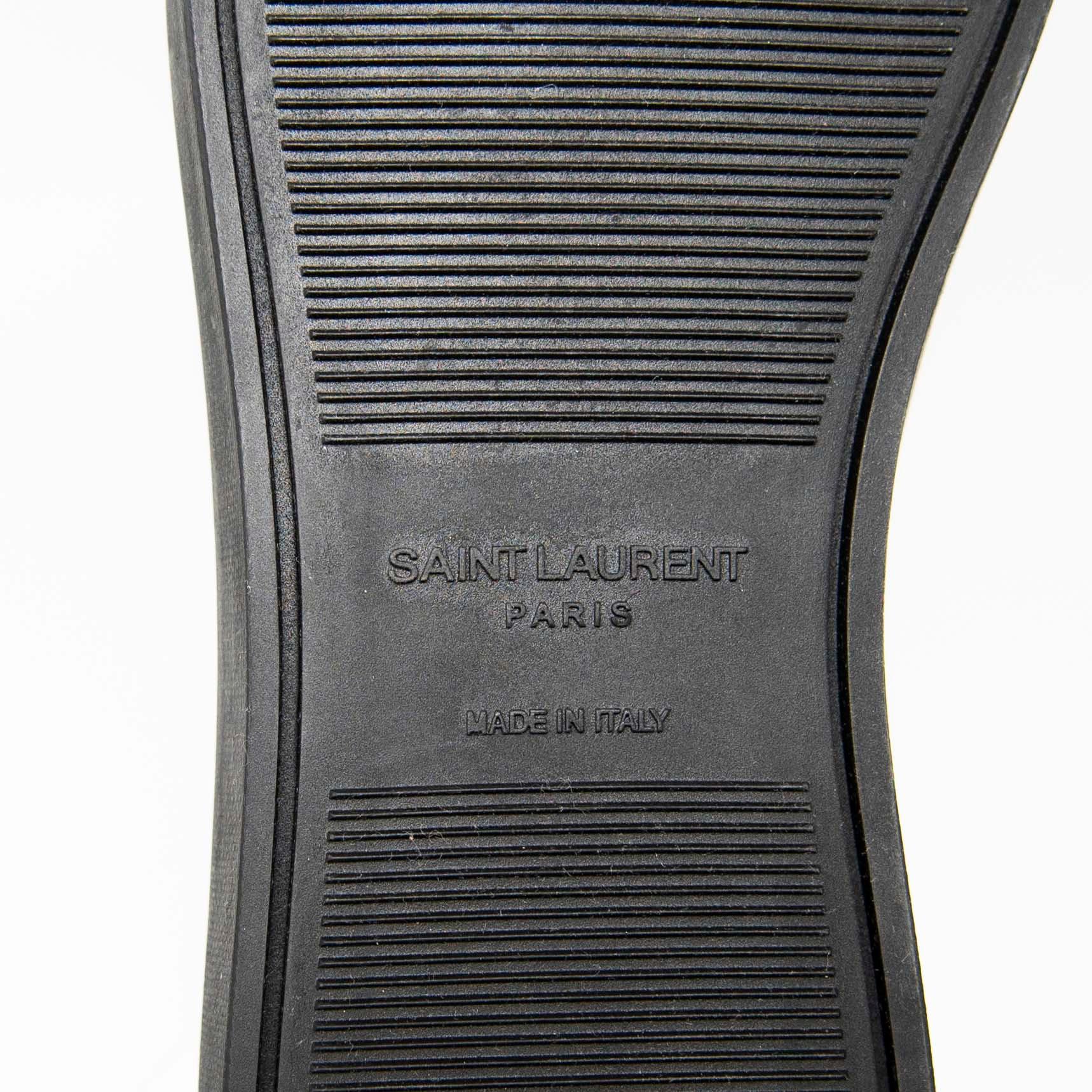 Saint Laurent Black Andy Sneakers 37 - Image 7