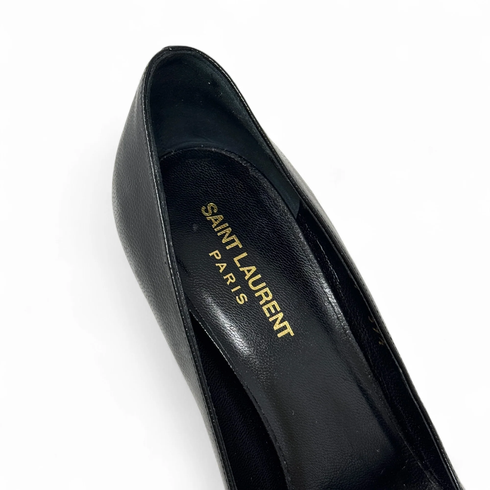 Saint Laurent Black Janis Pumps 39.5 - Image 10