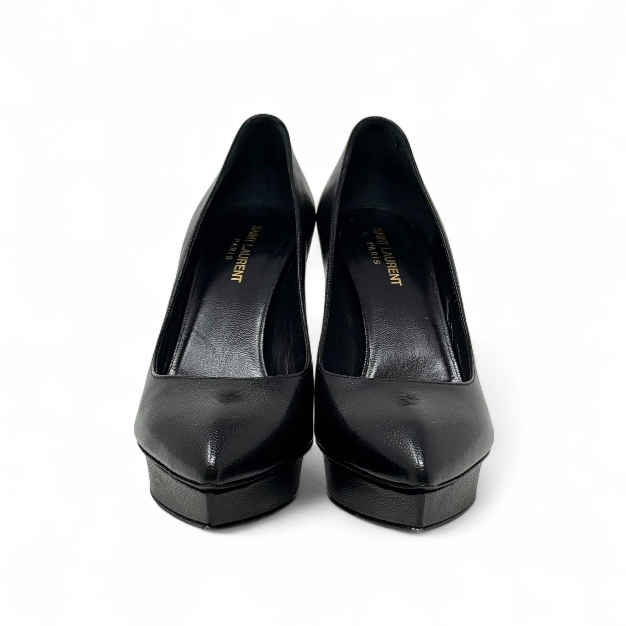 Saint Laurent Black Janis Pumps 39.5 - Image 3