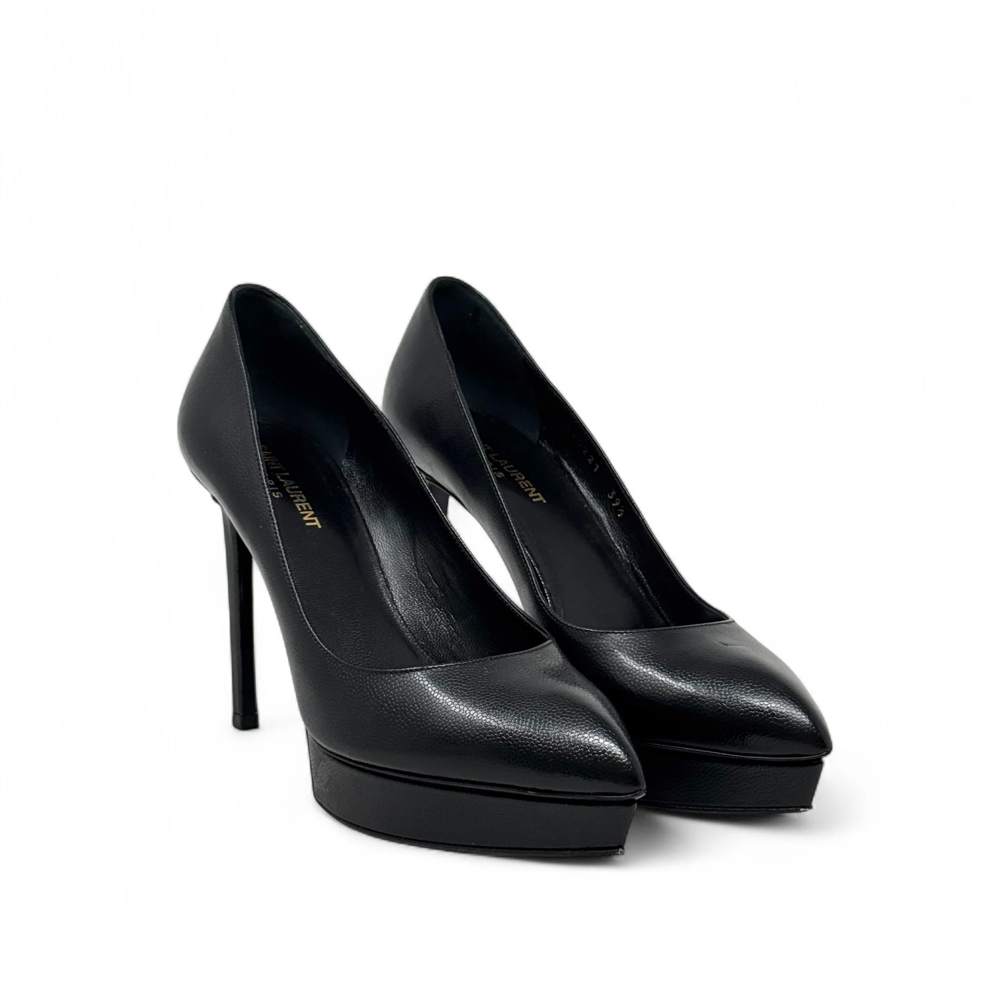 Saint Laurent Black Janis Pumps 39.5 - Image 4