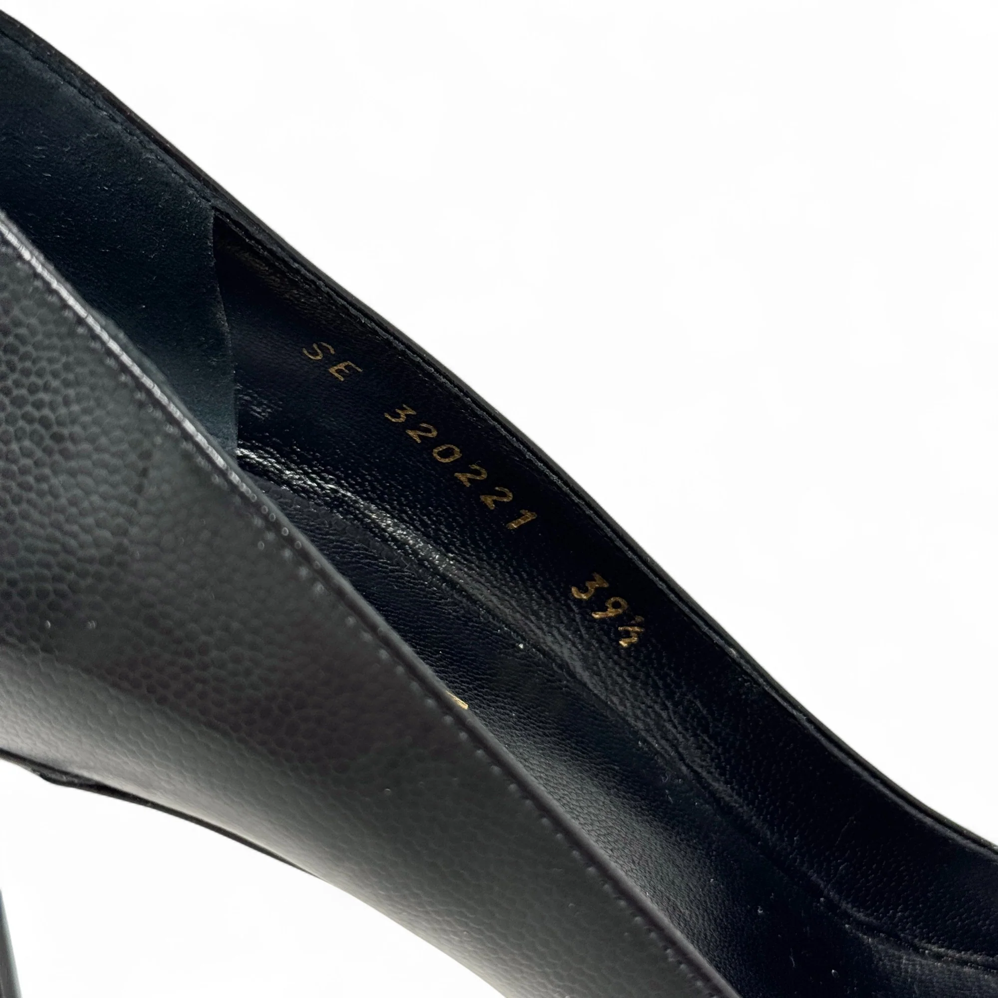 Saint Laurent Black Janis Pumps 39.5 - Image 7