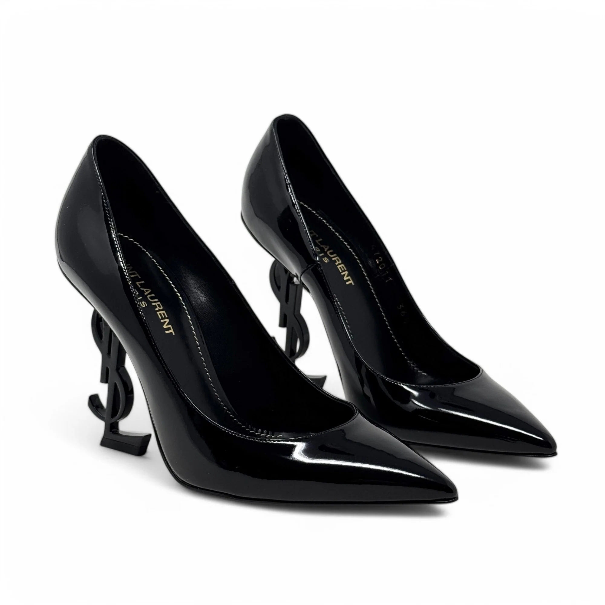 Saint Laurent Black Opyum Pumps 36.5 - Image 3