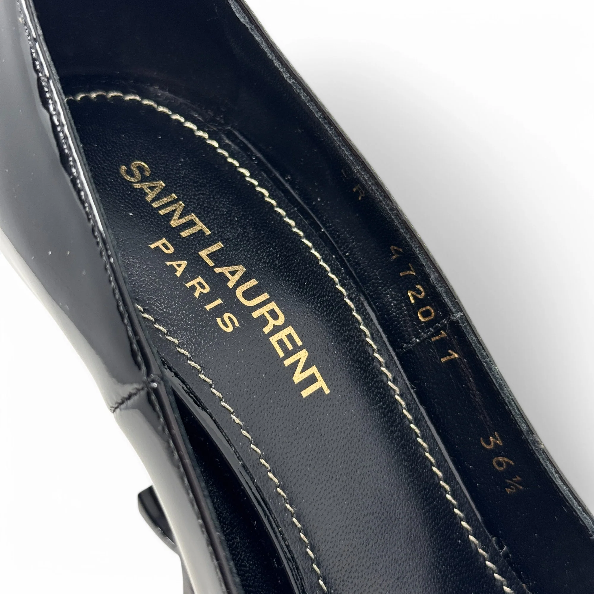 Saint Laurent Black Opyum Pumps 36.5 - Image 7