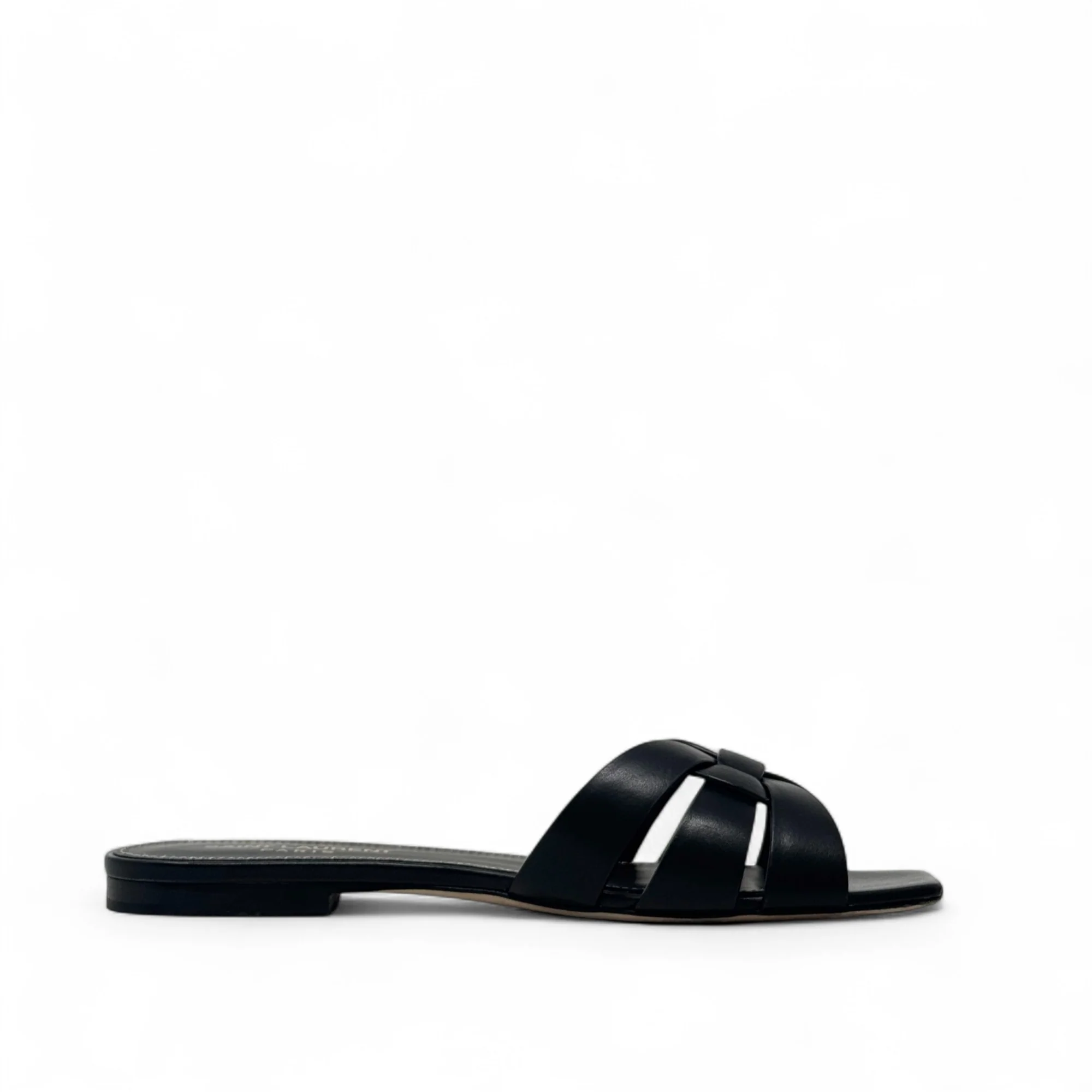 Saint Laurent Black Tribute Mule Sandals 36.5 - Image 6