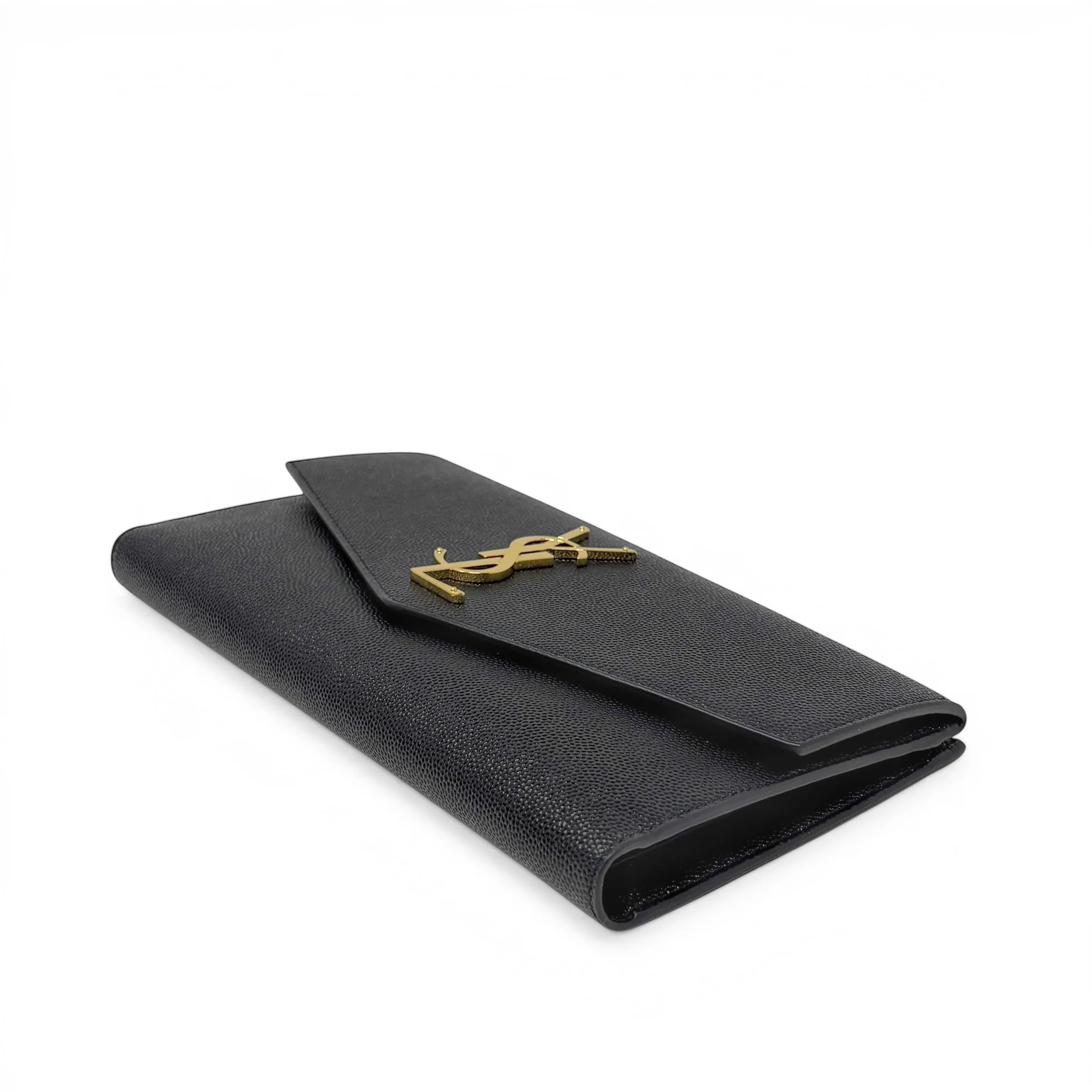 Saint Laurent Black Uptown Large Bifold Wallet - Image 2