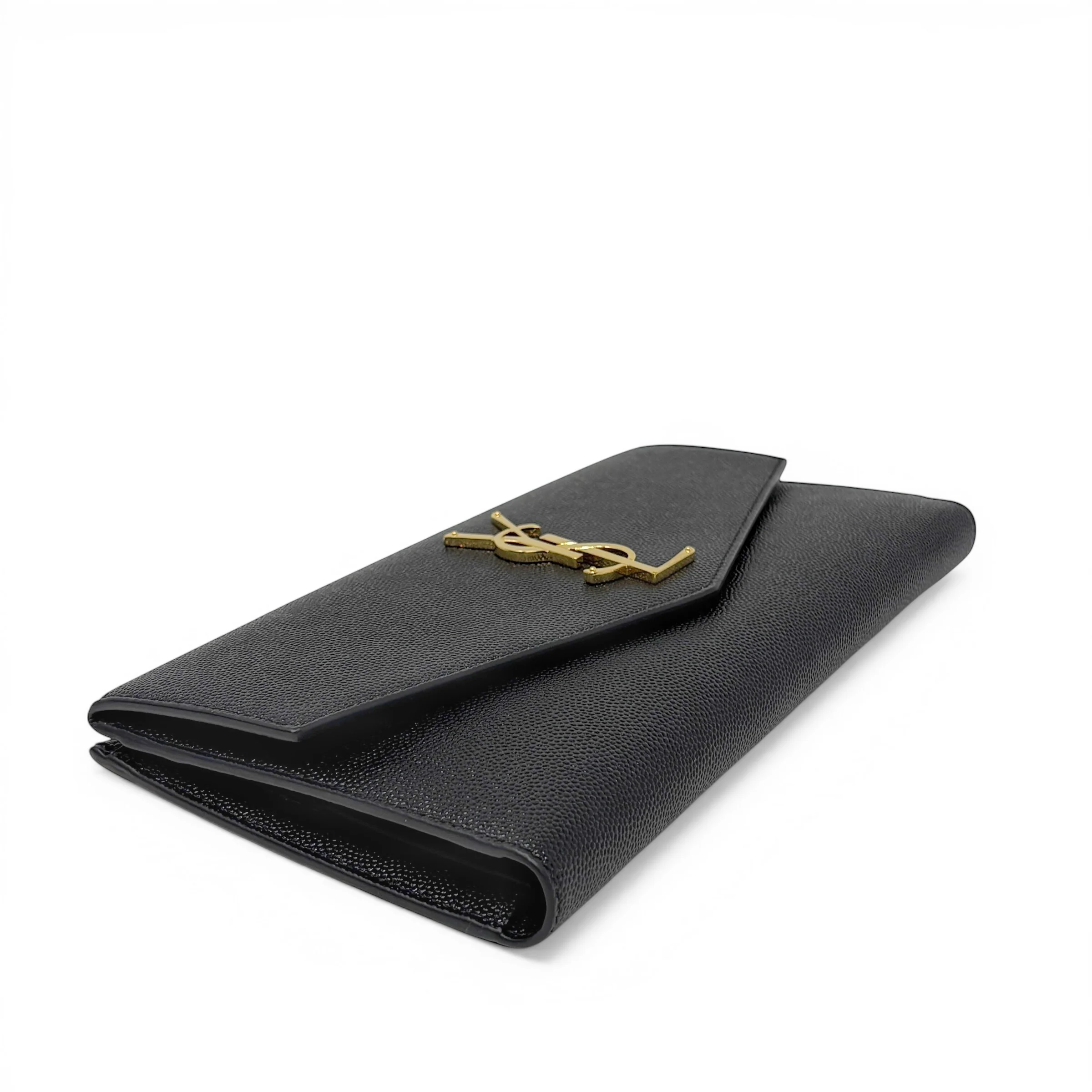 Saint Laurent Black Uptown Large Bifold Wallet - Image 4