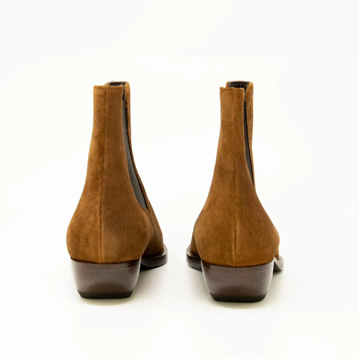 Saint Laurent Brown Chelsea Boots 37 - Image 6