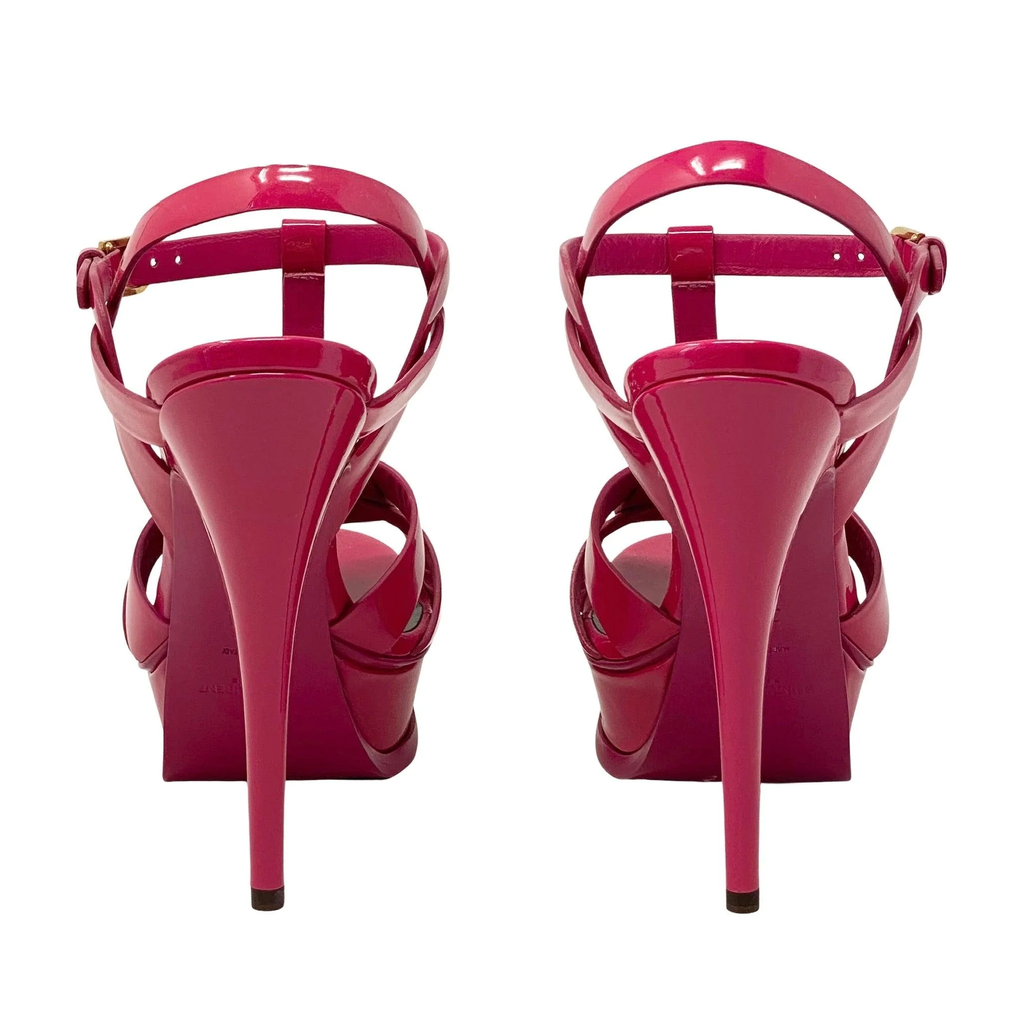 Saint Laurent Pink Tribute Sandals 36.5 - Image 3