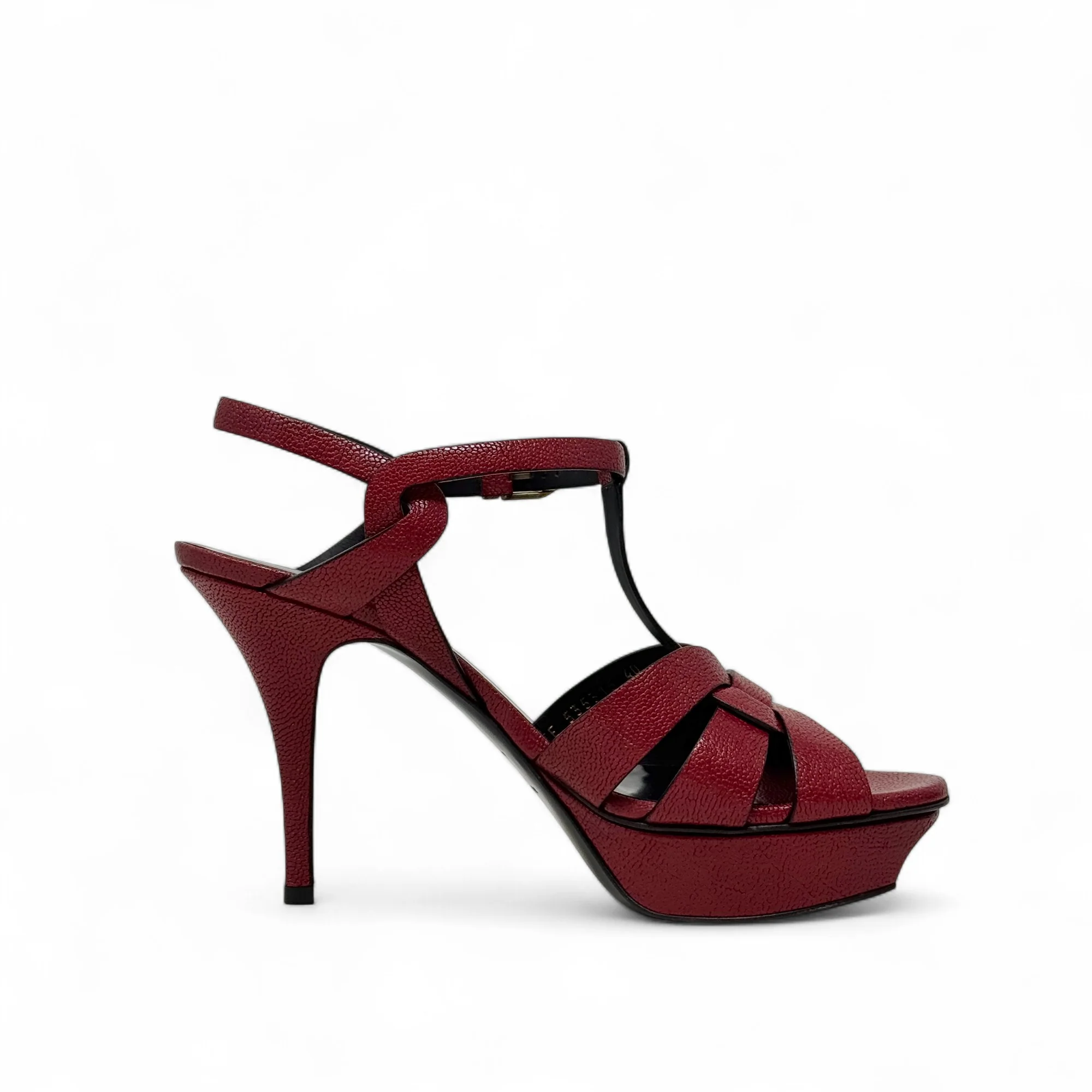Saint Laurent Red Tribute Sandals 40 - Image 6