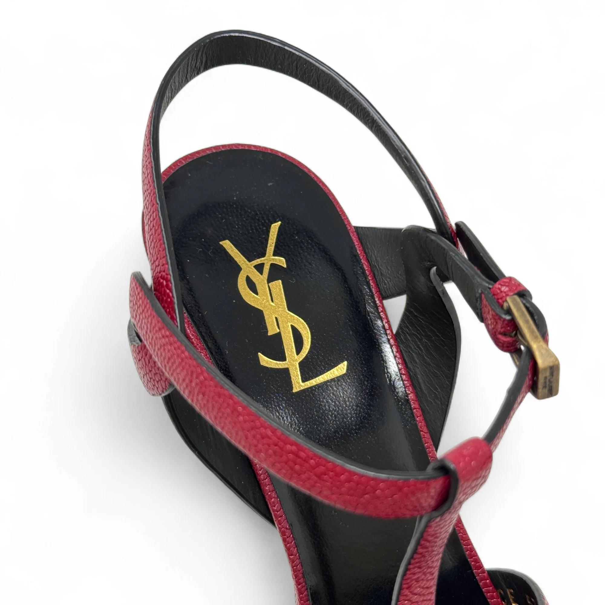 Saint Laurent Red Tribute Sandals 40 - Image 8
