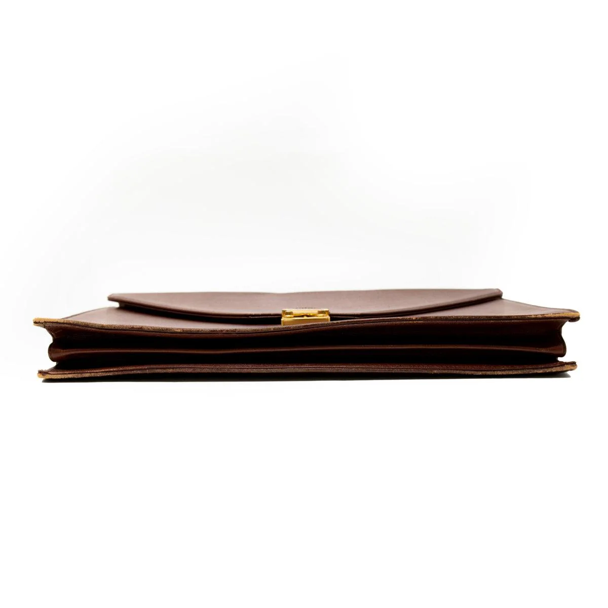 Saint Laurent Vintage Brown Briefcase - Image 5