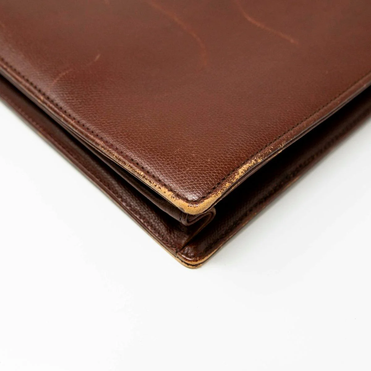 Saint Laurent Vintage Brown Briefcase - Image 9