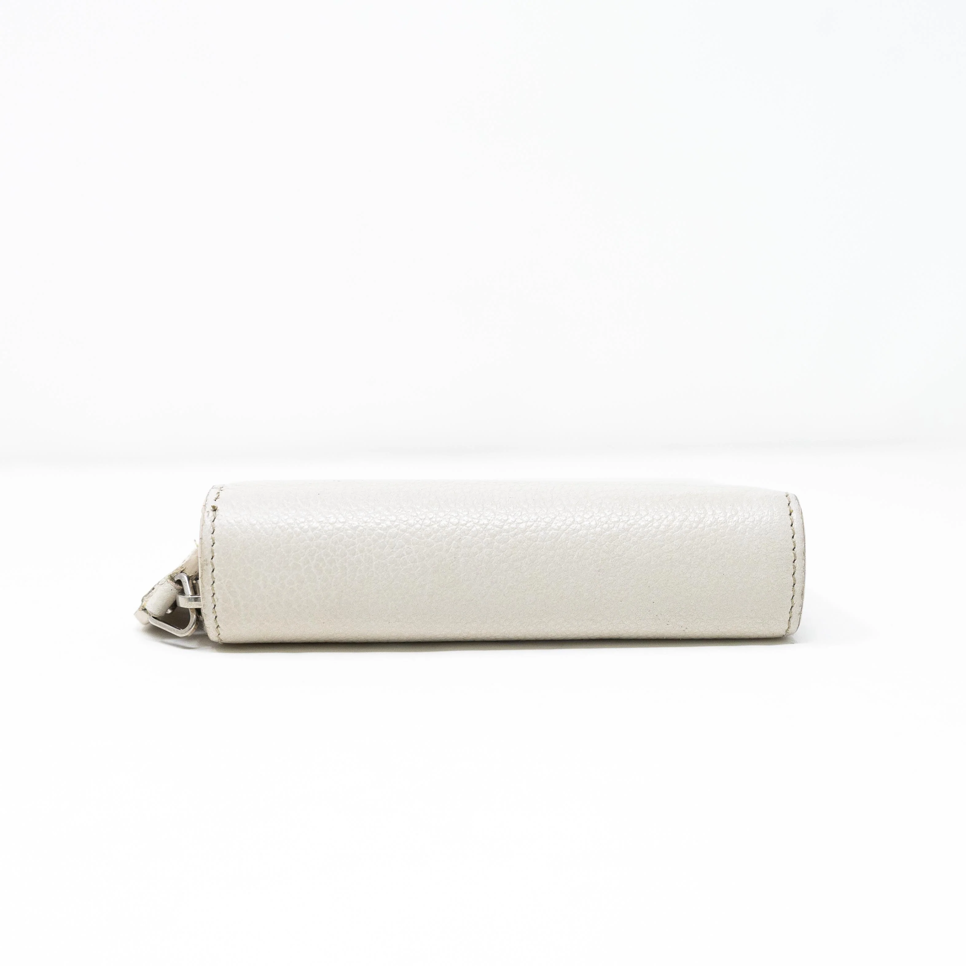 Saint Laurent White Compact Wallet - Image 5