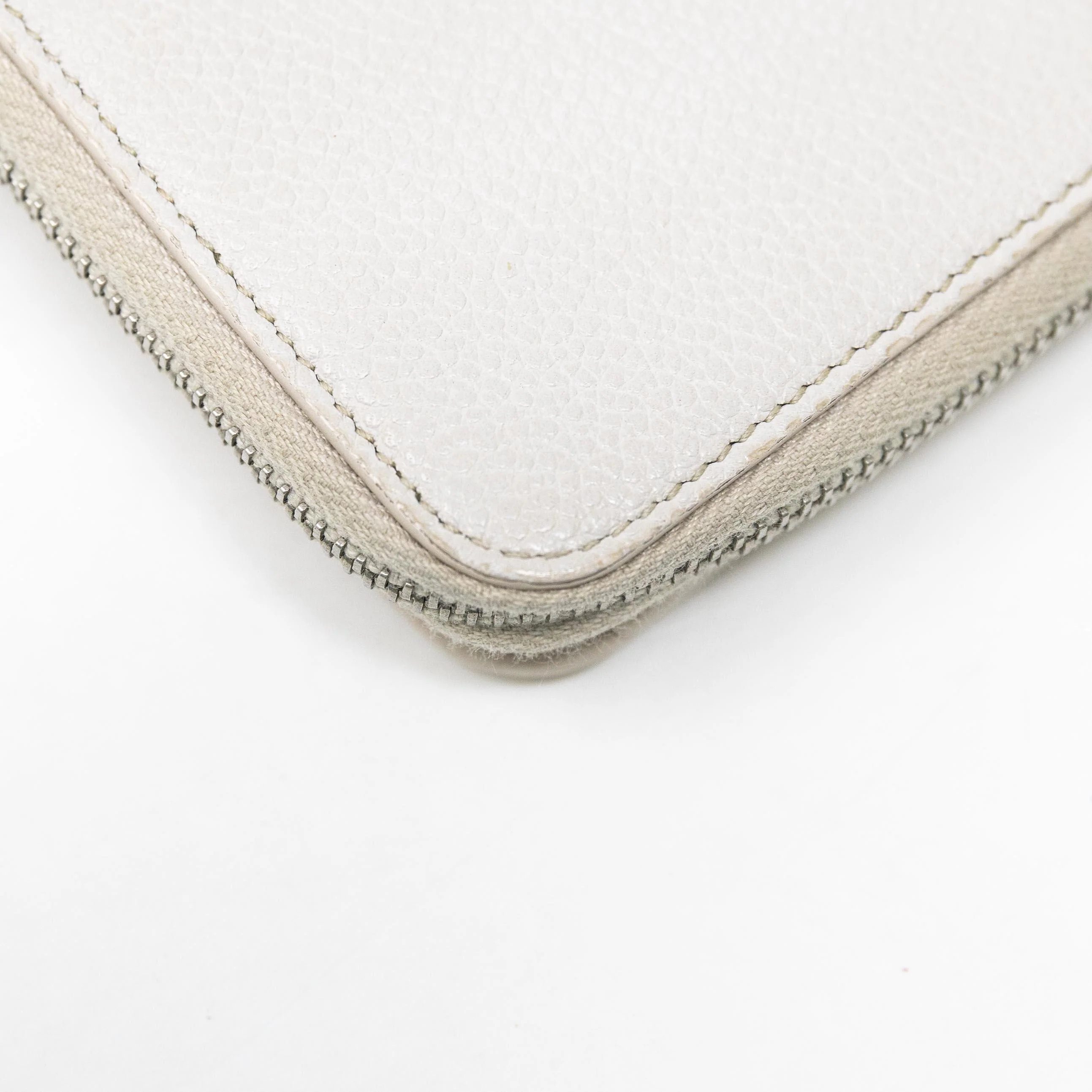 Saint Laurent White Compact Wallet - Image 8