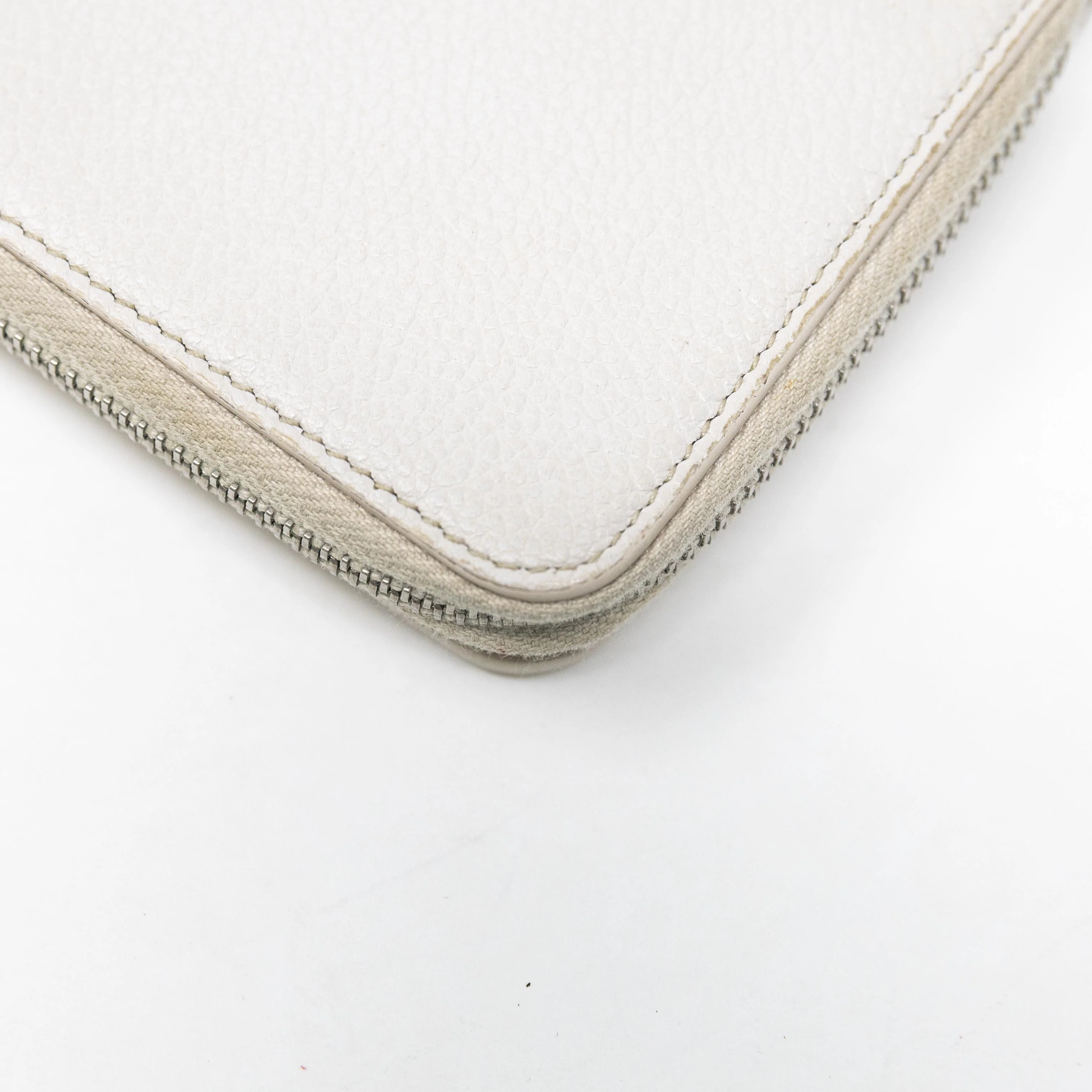 Saint Laurent White Compact Wallet - Image 9