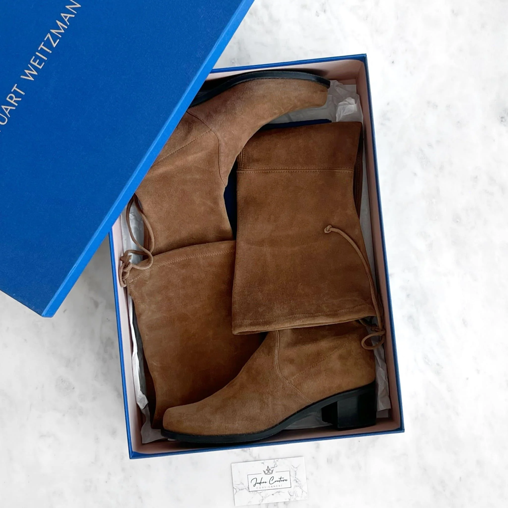 Stuart Weitzman Brown Midland Boots 7 - Image 8