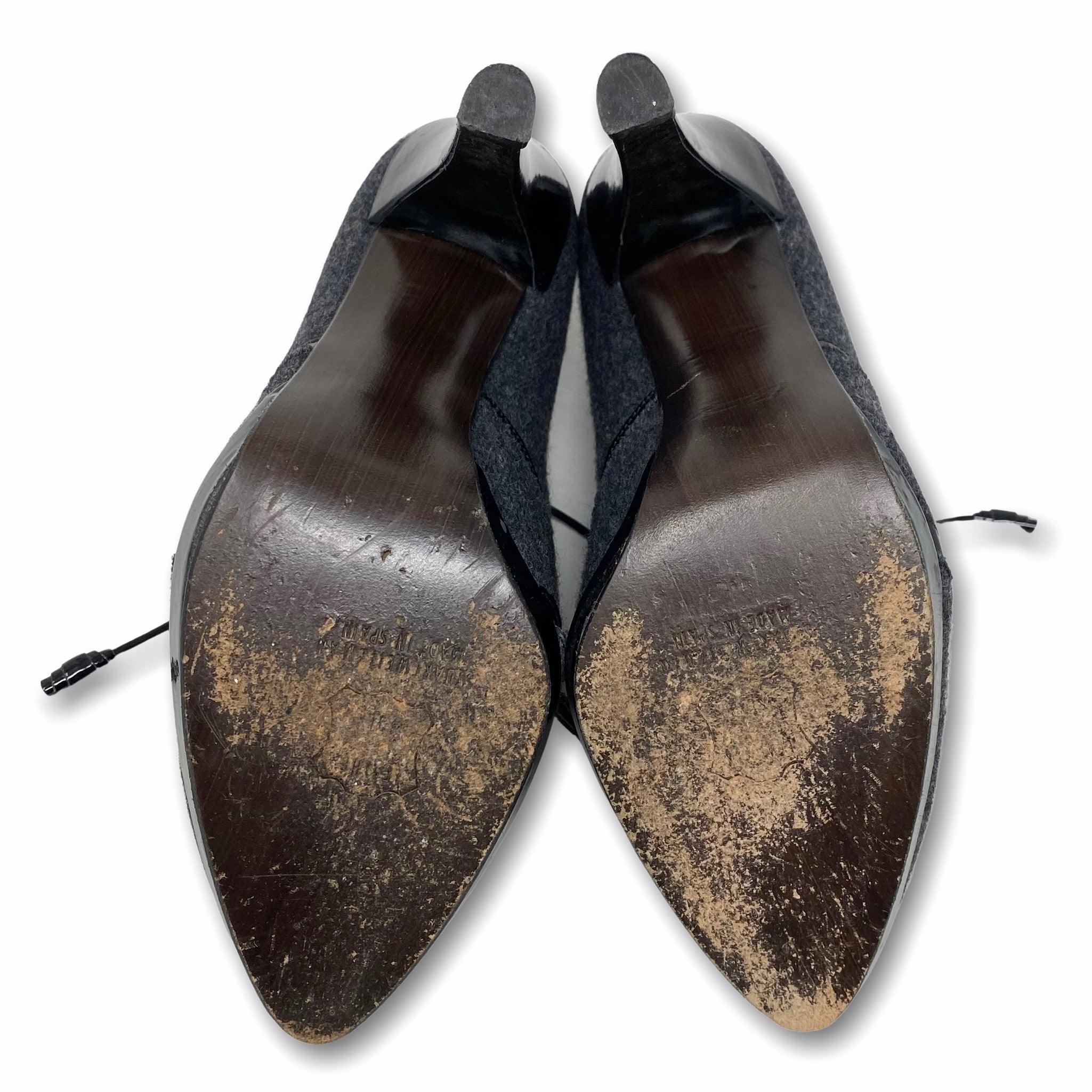 Stuart Weitzman Gray Oxford Booties 35.5 - Image 4