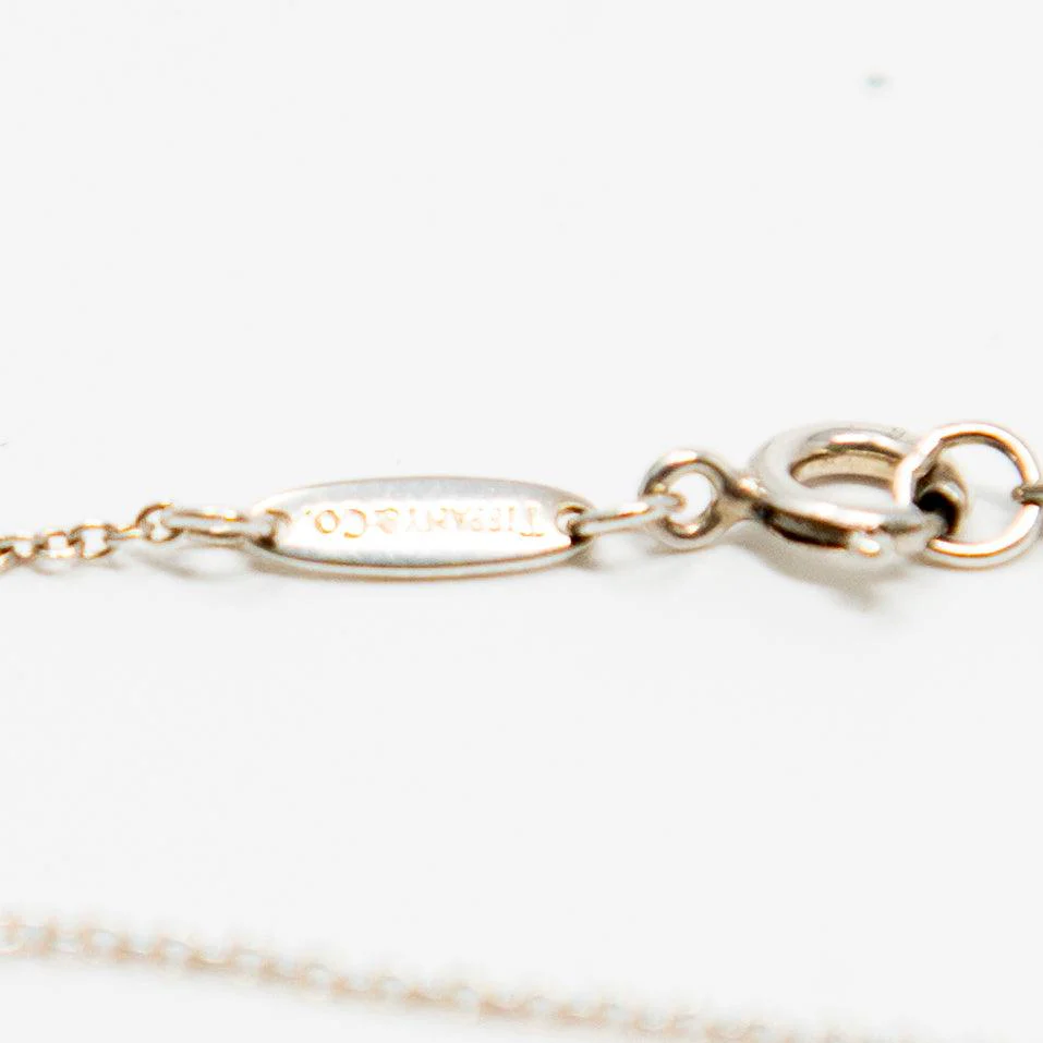 Tiffany & Co Diamond Elsa Peretti Heart Necklace - Image 7