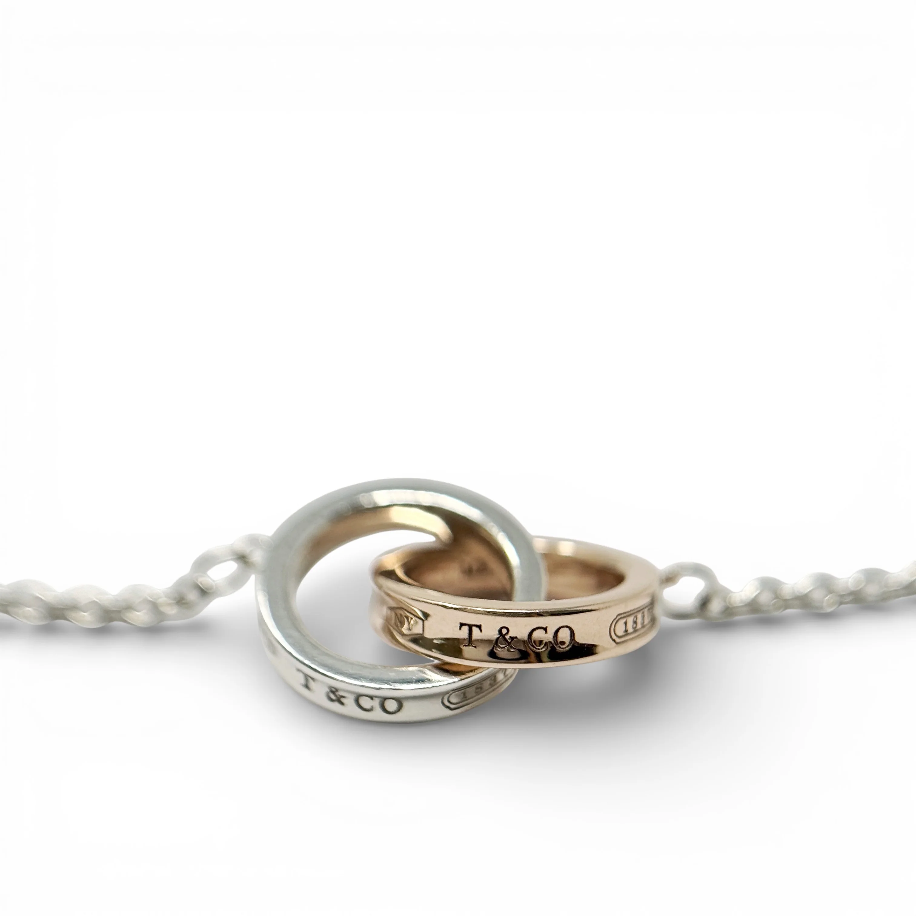 Tiffany & Co. Interlocking Circles Chain Bracelet - Image 4