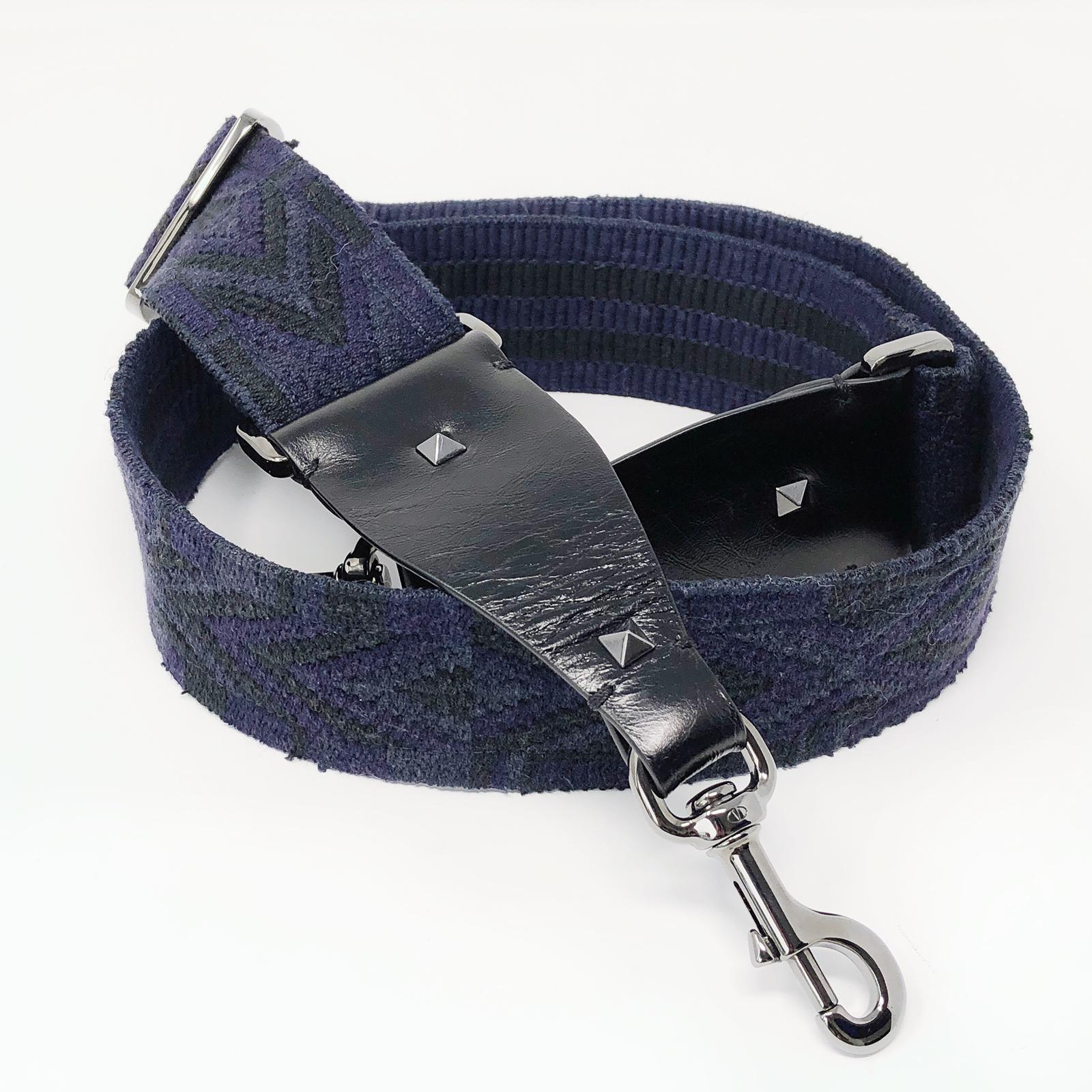 Valentino Black Rockstud Guitar Strap Camera Bag - Image 4