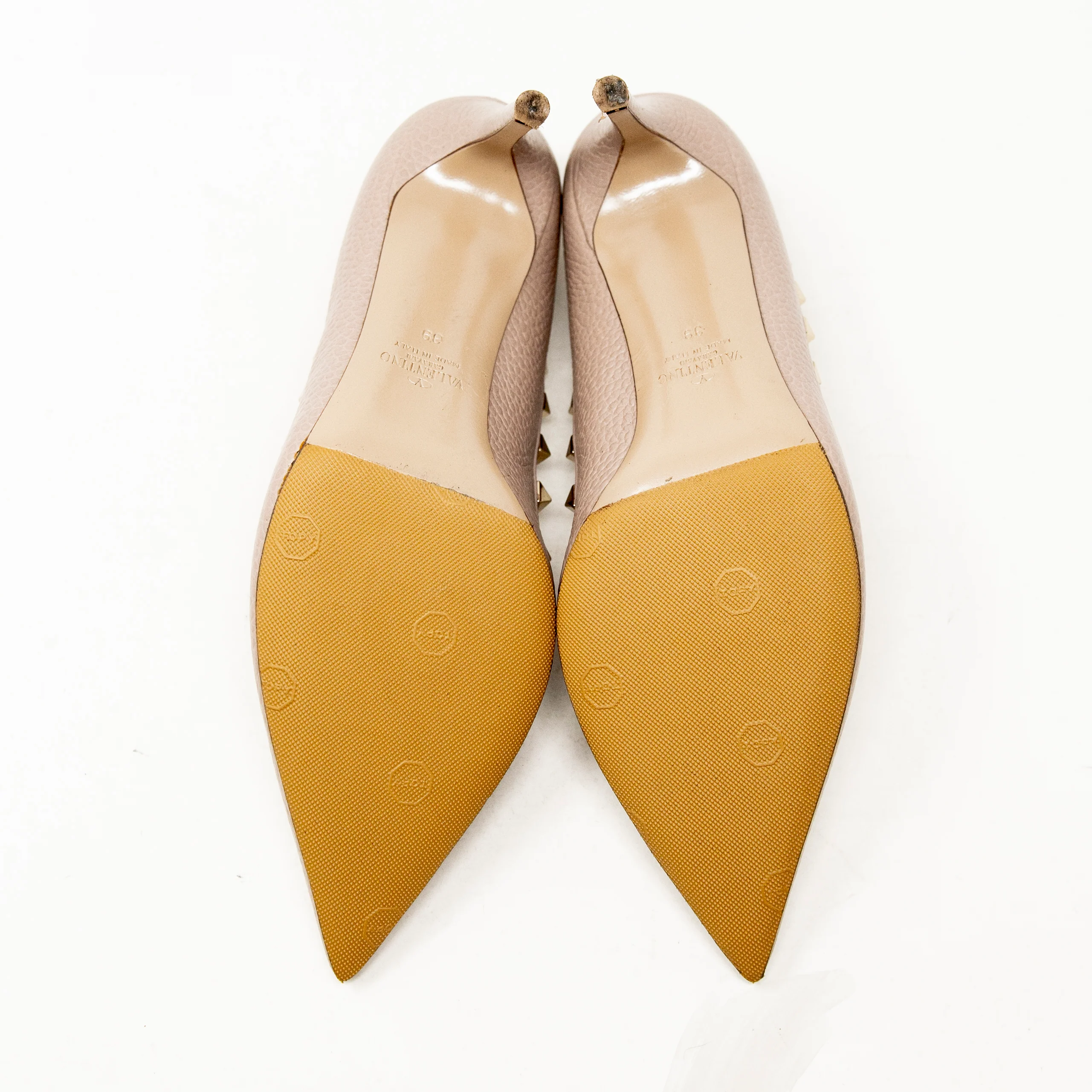 Valentino Blush Rockstud Pumps 39 - Image 8