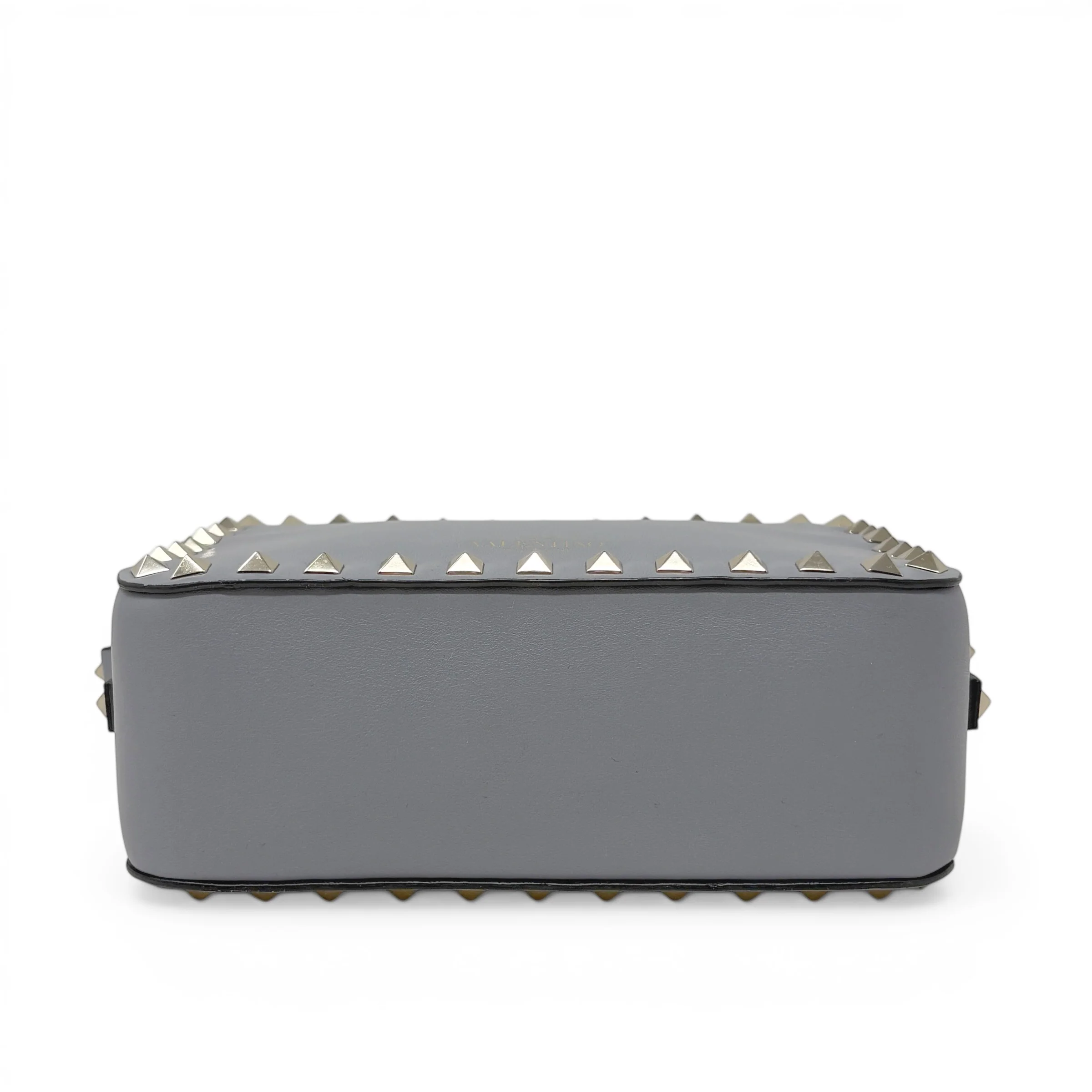 Valentino Grey Rockstud Camera Bag - Image 6