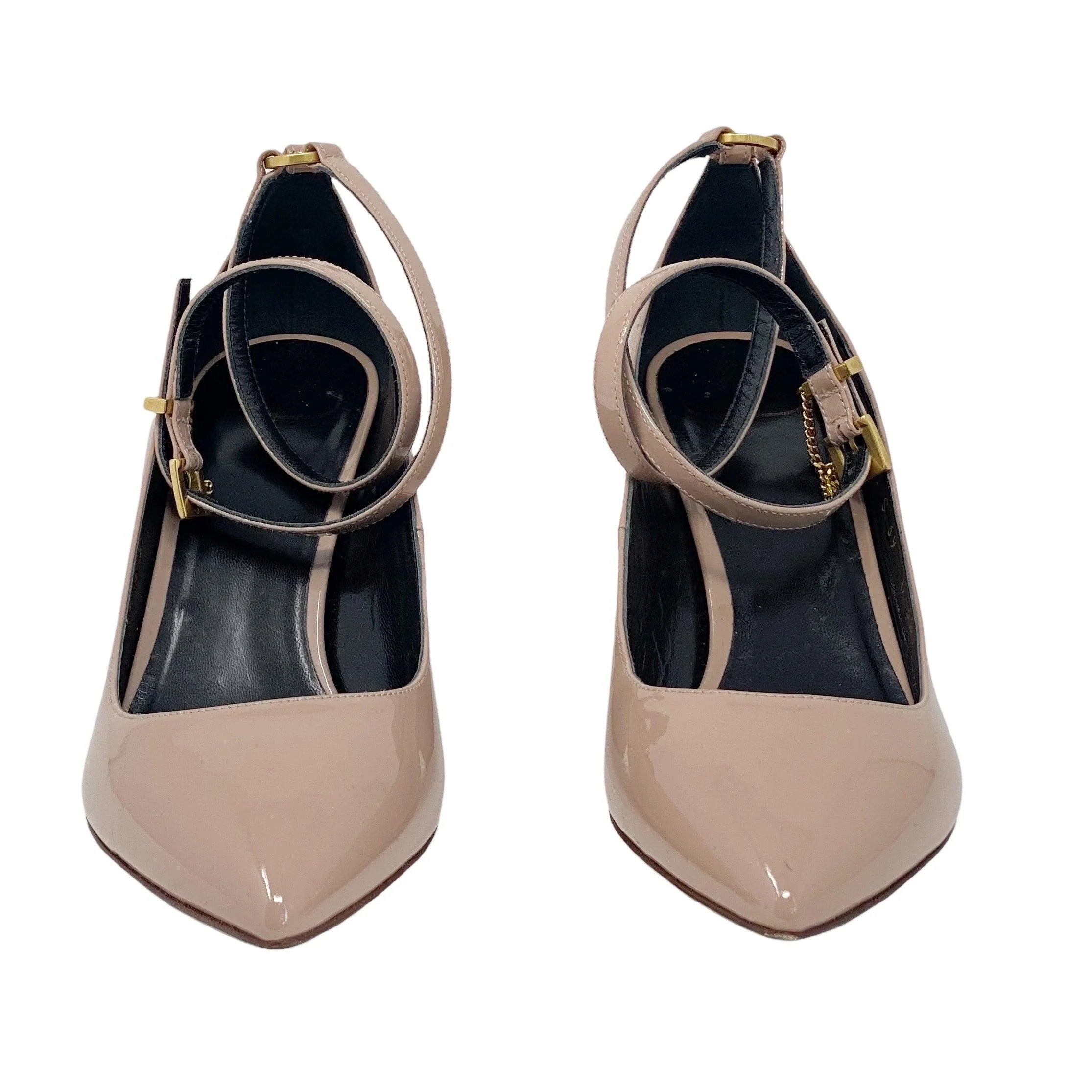 Valentino Nude Ankle Strap Pumps 38 - Image 3