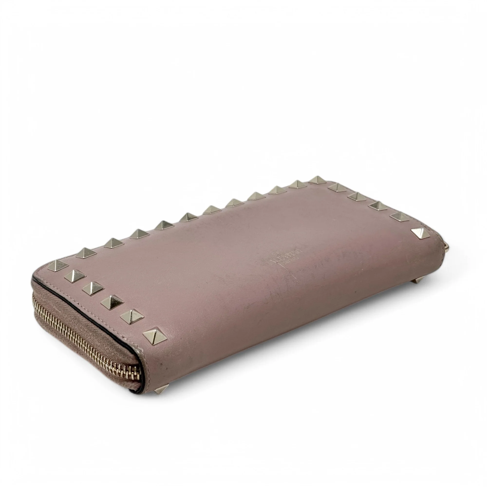 Valentino Nude Rockstud Zip Wallet - Image 4