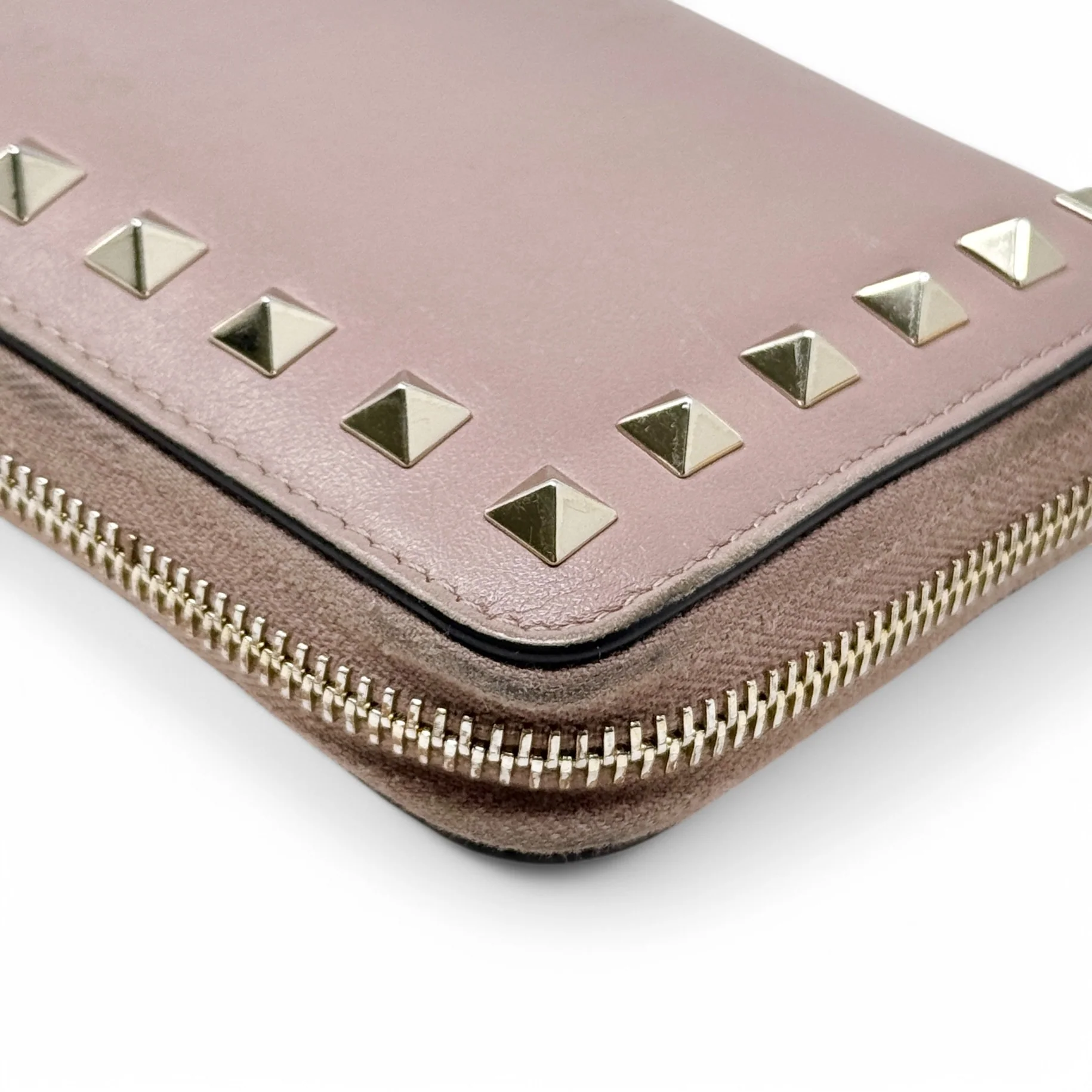 Valentino Nude Rockstud Zip Wallet - Image 6