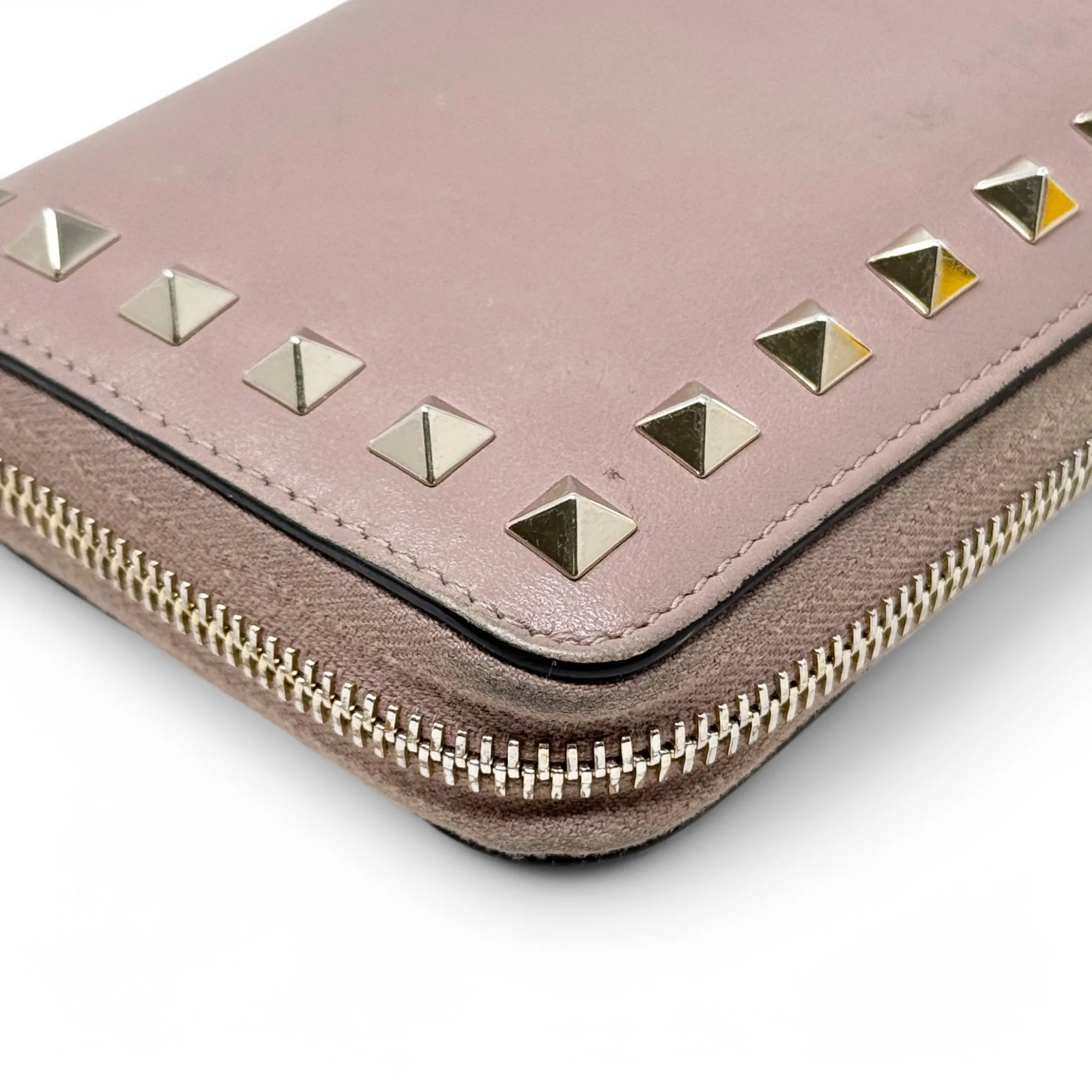 Valentino Nude Rockstud Zip Wallet - Image 7