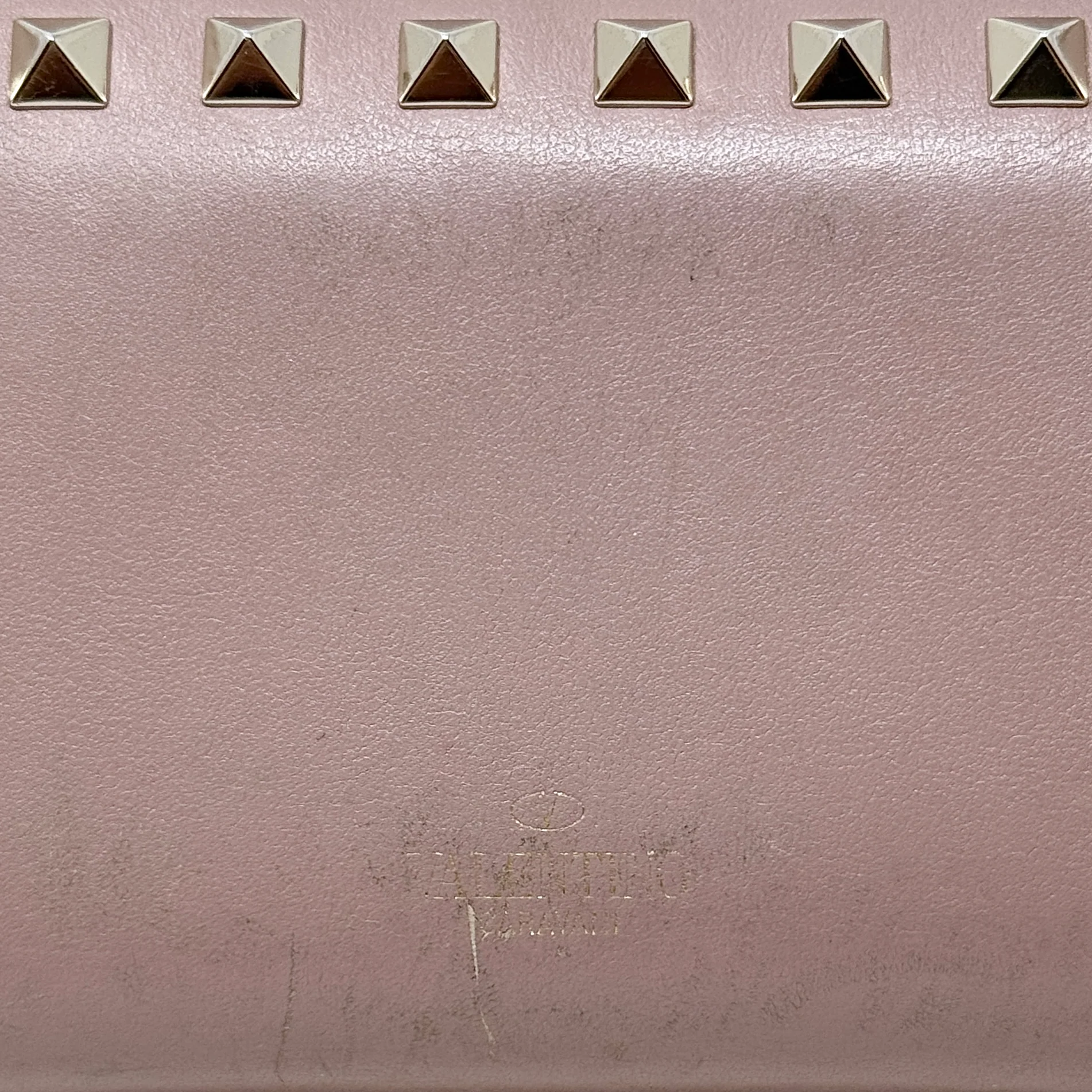 Valentino Nude Rockstud Zip Wallet - Image 8