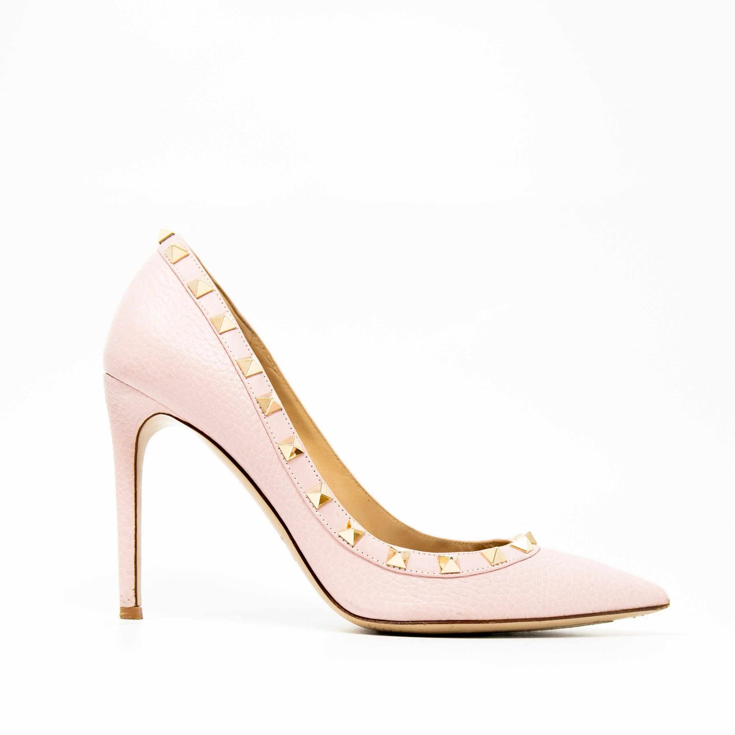 Valentino Pink Rockstud Pumps 37.5 - Image 11