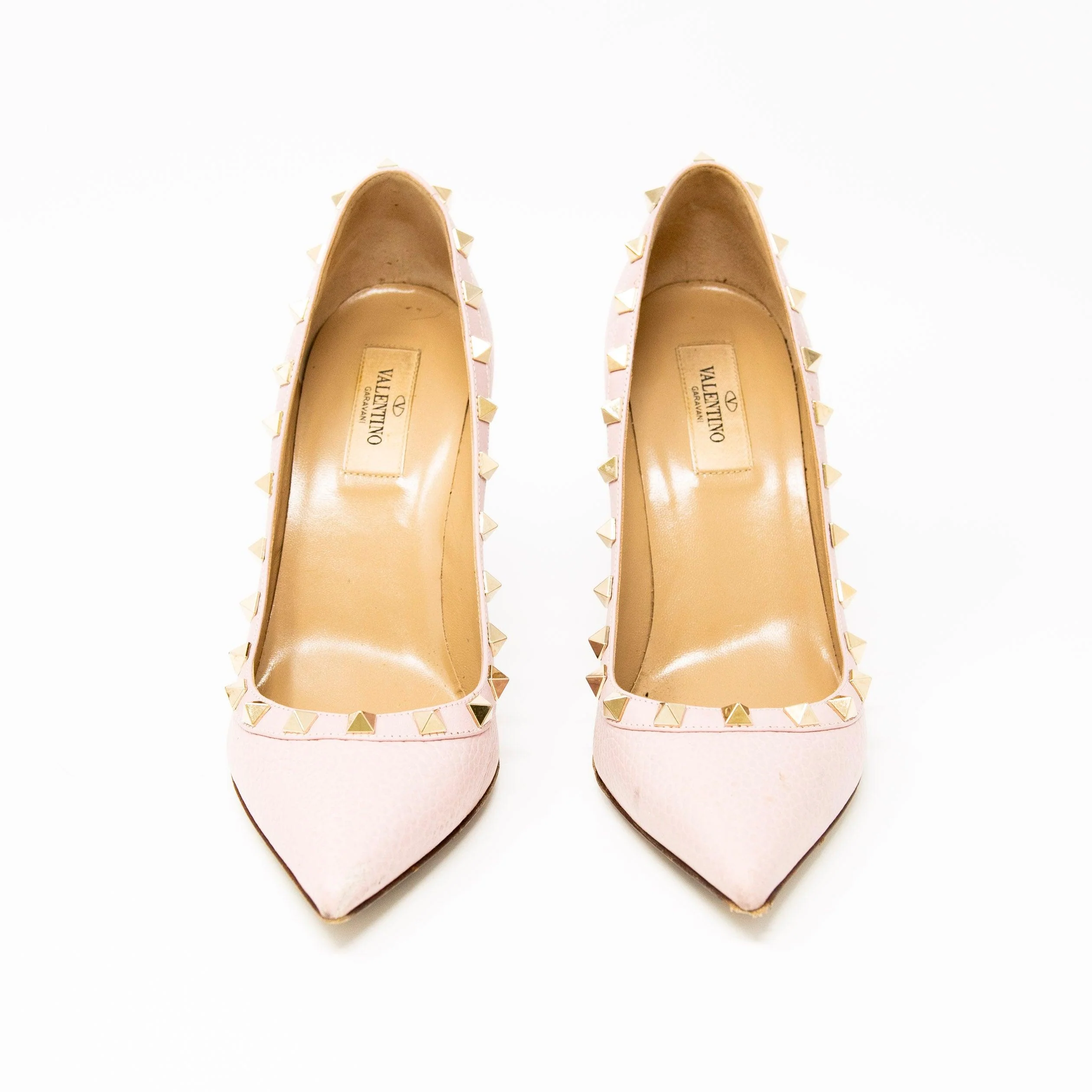 Valentino Pink Rockstud Pumps 37.5 - Image 3