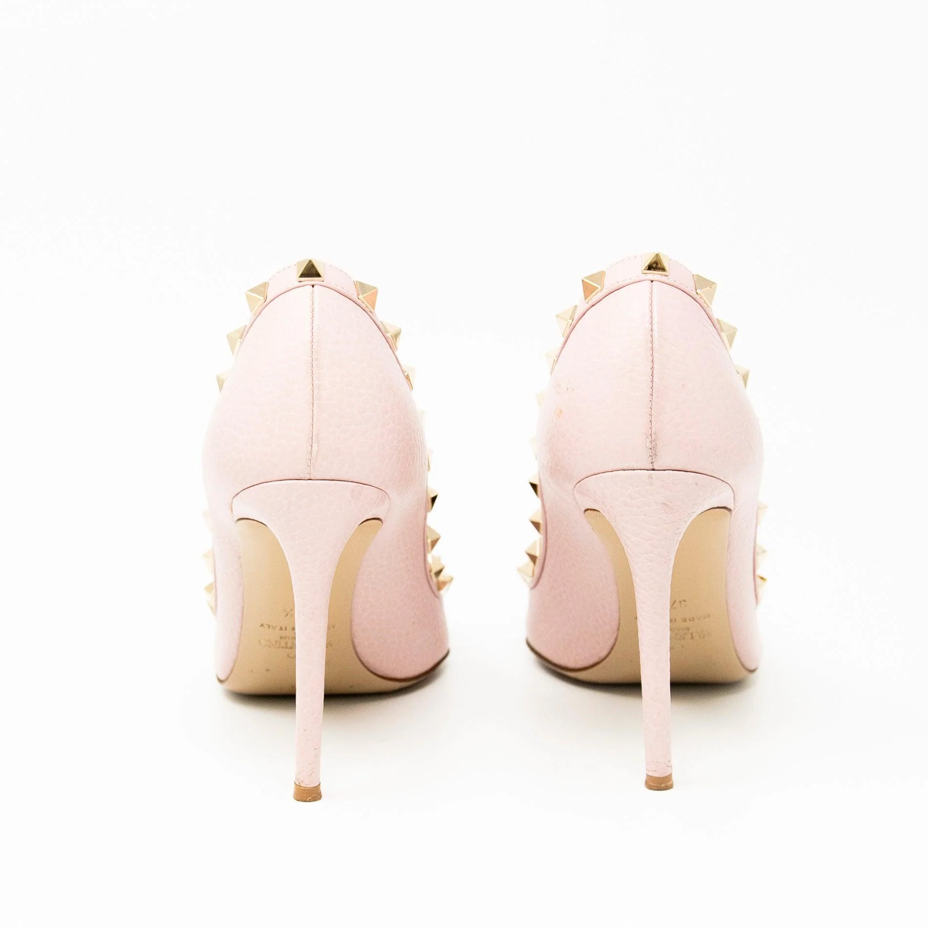 Valentino Pink Rockstud Pumps 37.5 - Image 5