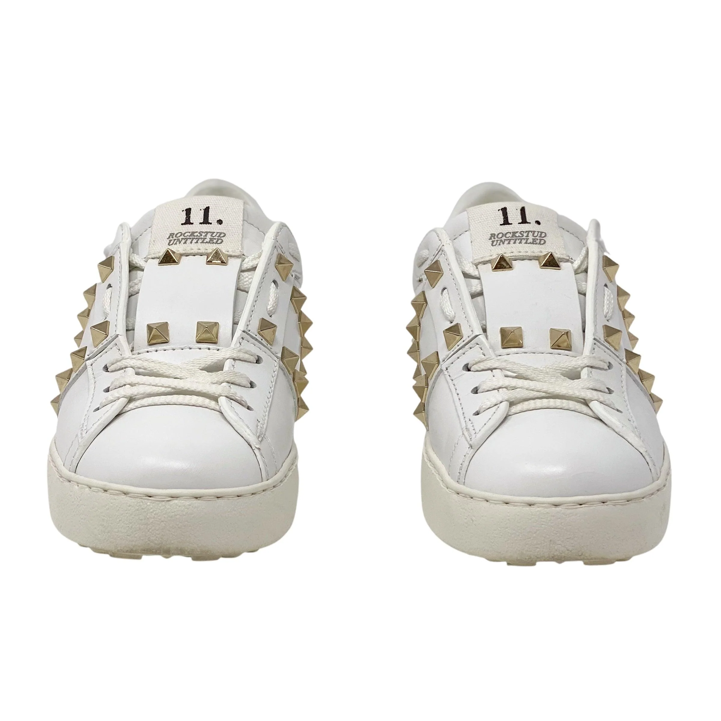 Valentino White Rockstud Untitled Sneakers 35 - Image 2