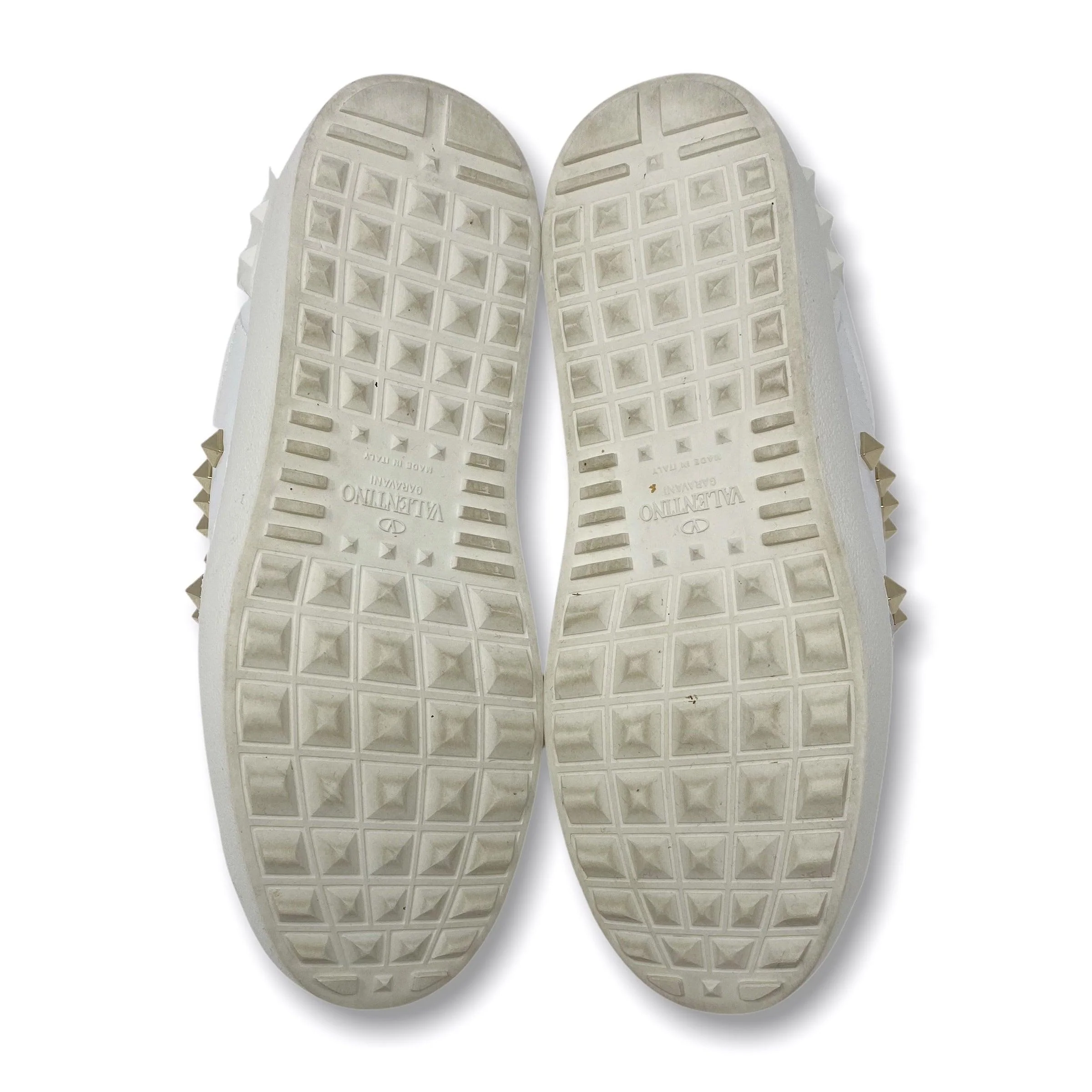 Valentino White Rockstud Untitled Sneakers 35 - Image 4