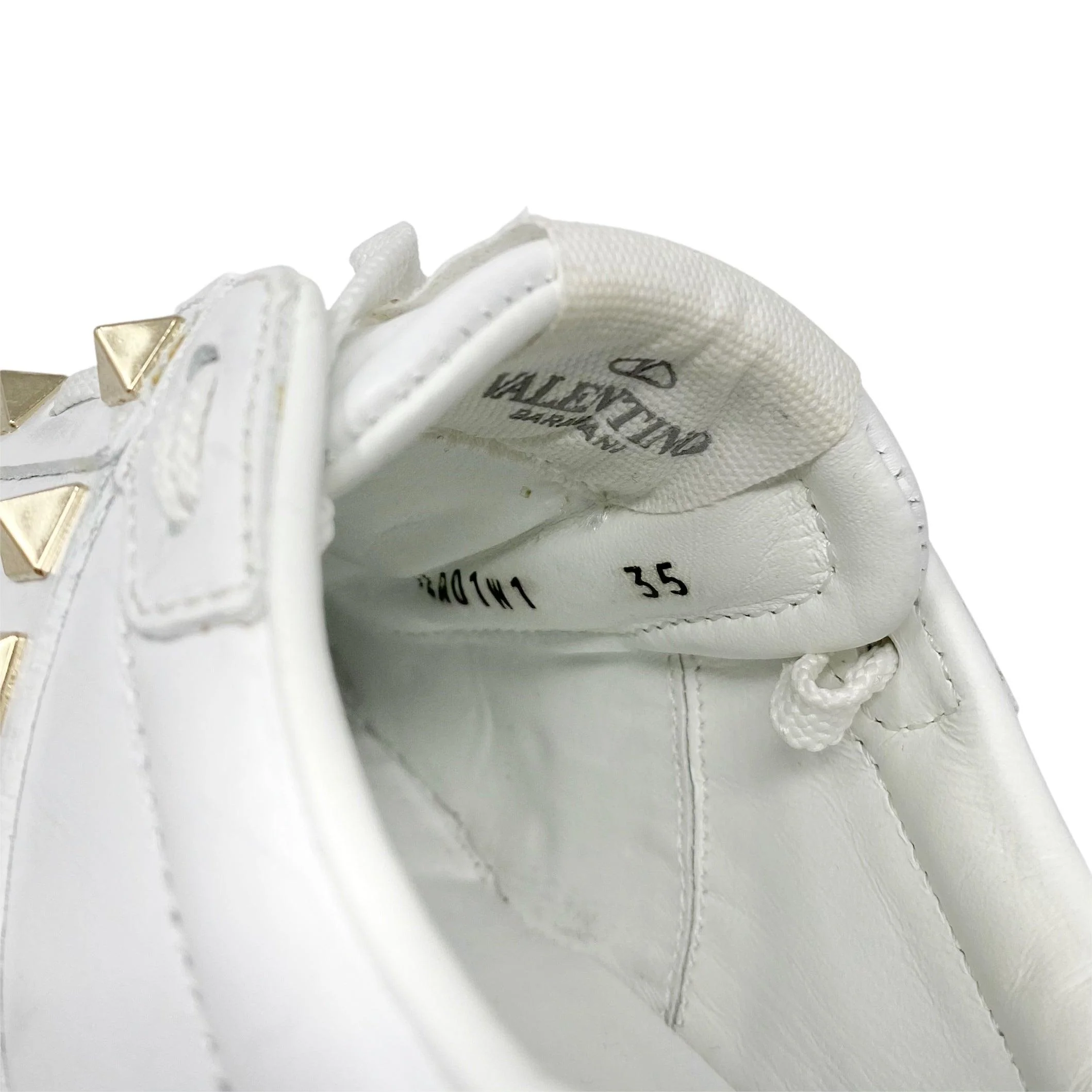 Valentino White Rockstud Untitled Sneakers 35 - Image 5
