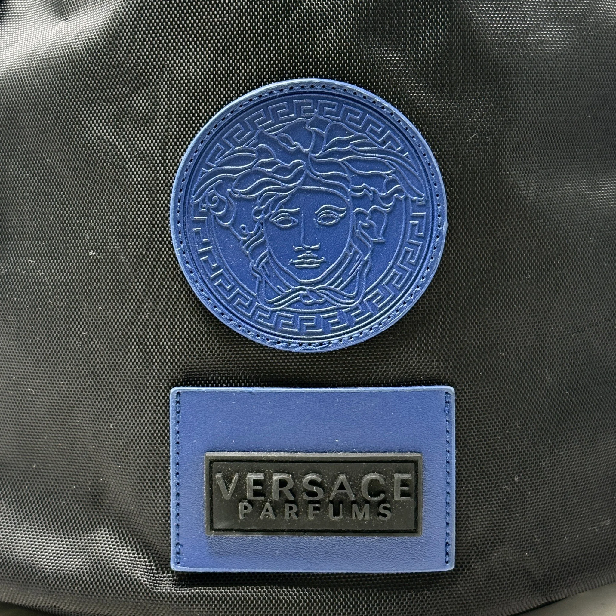 Versace Black Parfums Drawstring Backpack - Image 10