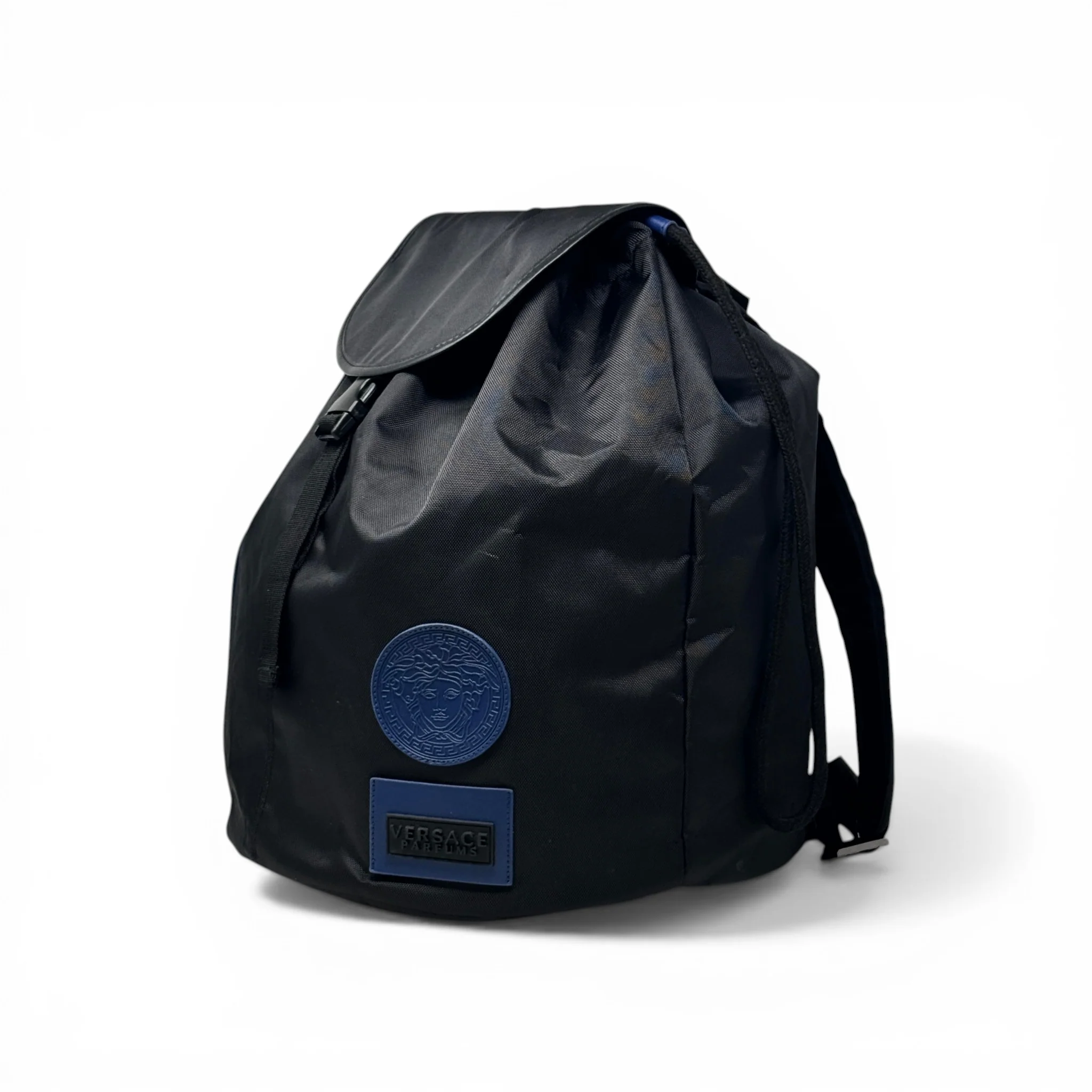 Versace Black Parfums Drawstring Backpack - Image 2